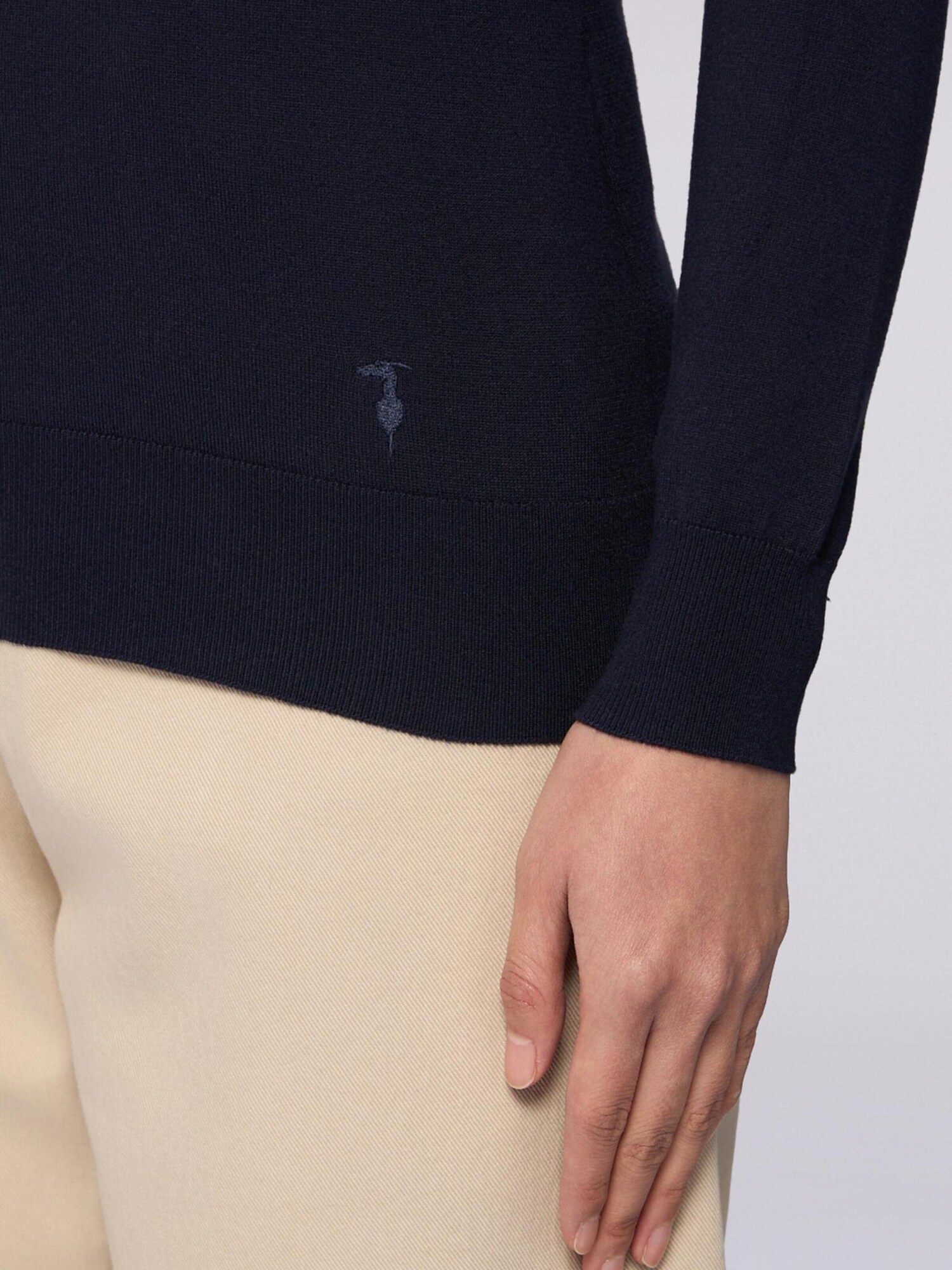 Trussardi Jersey  navy – imagen 4