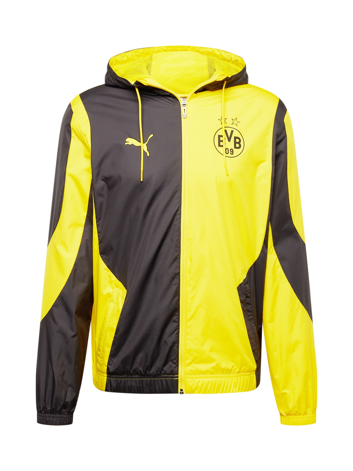 PUMA Sportska jakna  žuta / crna