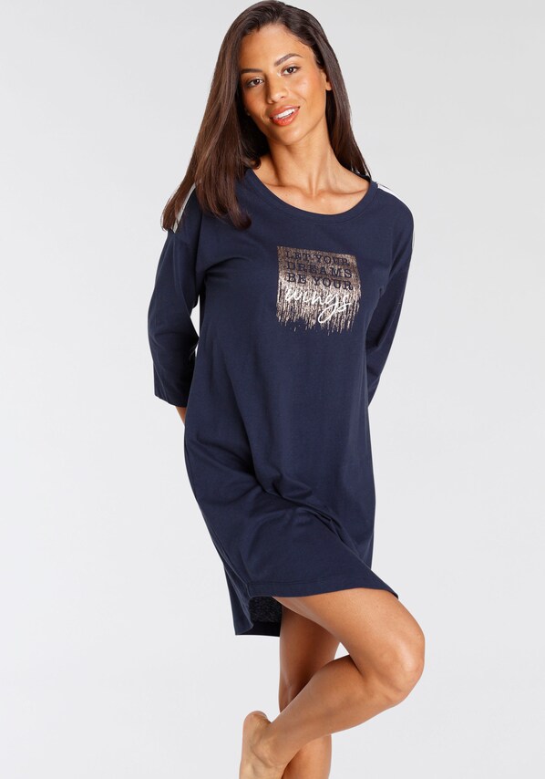 VIVANCE, Noční košilka 'Dreams', modrá, obrázek 3 z 7