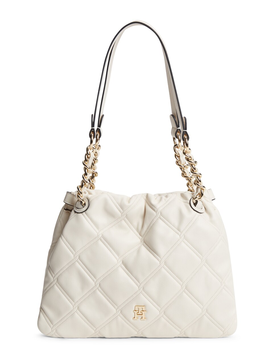 Axelremsväska 'TH Monogram Quilted Tote'