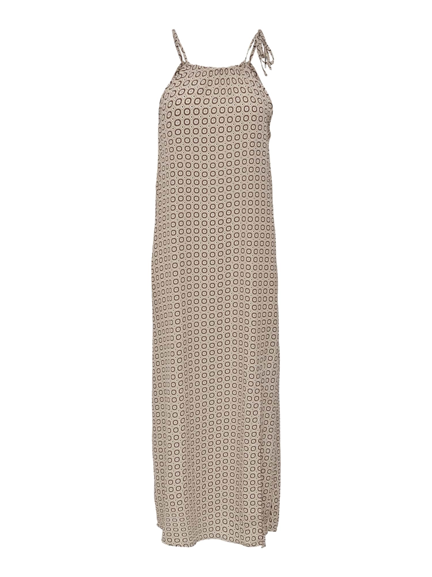 Only ONLY Kleid 'Tessa' beige / hellbeige / braun