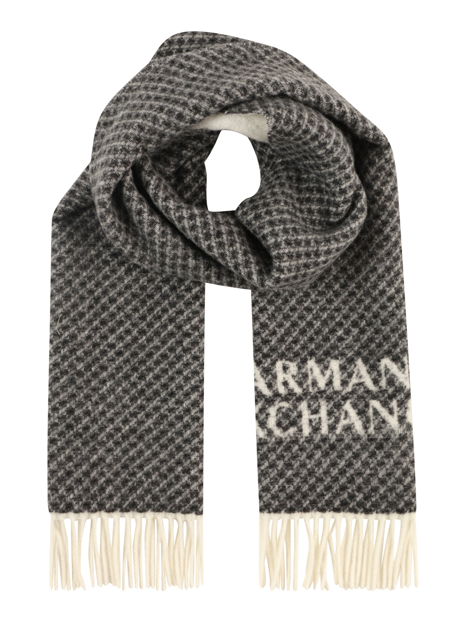 ARMANI EXCHANGE Šál  čierna / biela ako vlna
