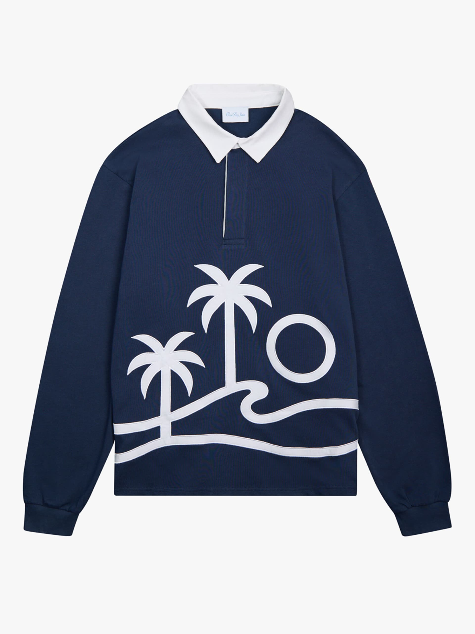 BLUE SKY INN Sweatshirt 'Palms Rugby' herr