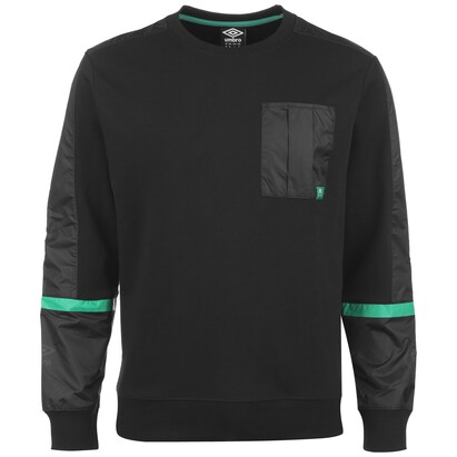 Umbro Sweatshirt ‘SV Werder Bremen’ Donkergrijs / Limoen / Zwart