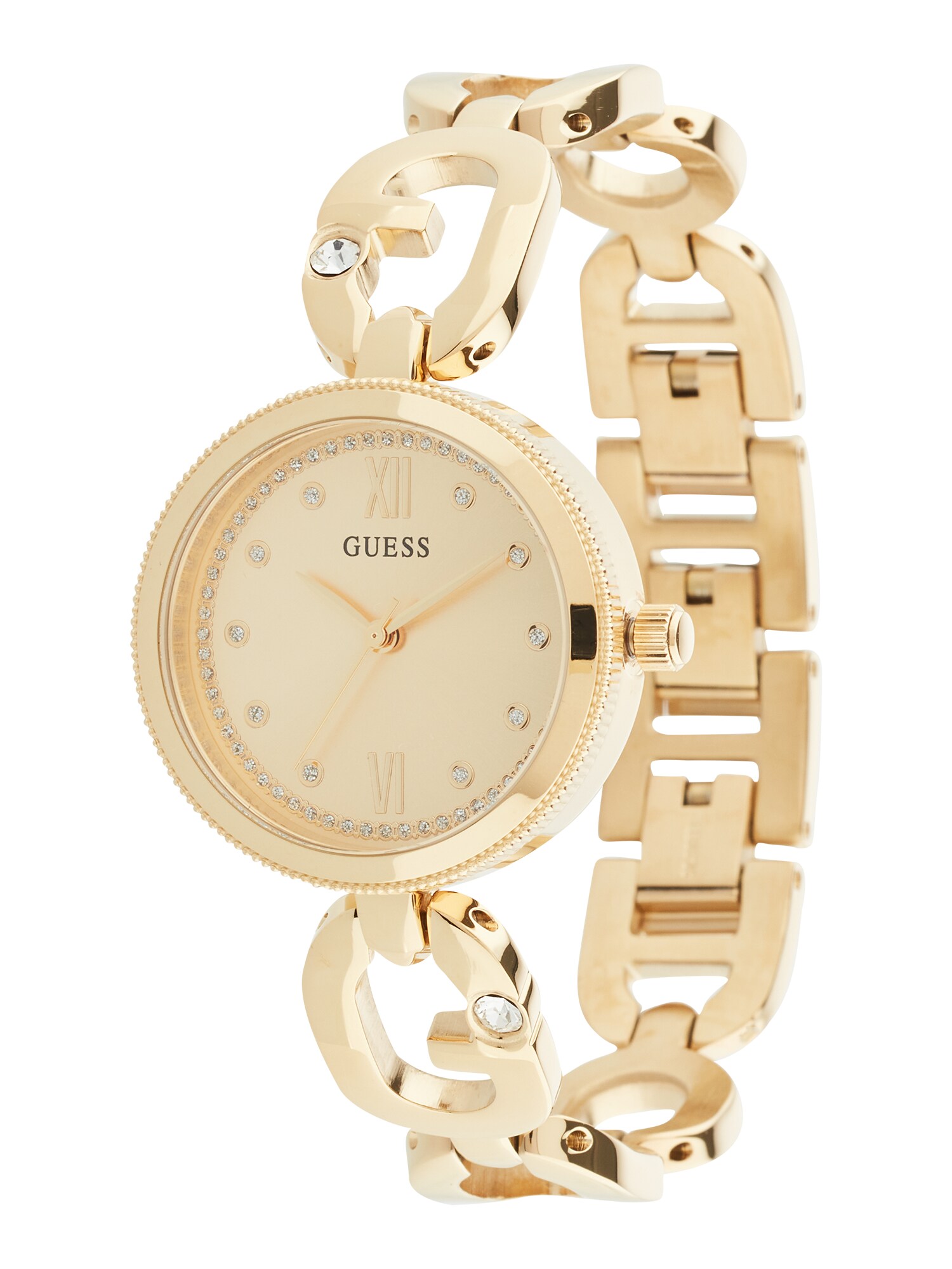 GUESS Ceas analogic Empower  șampanie / auriu / transparent