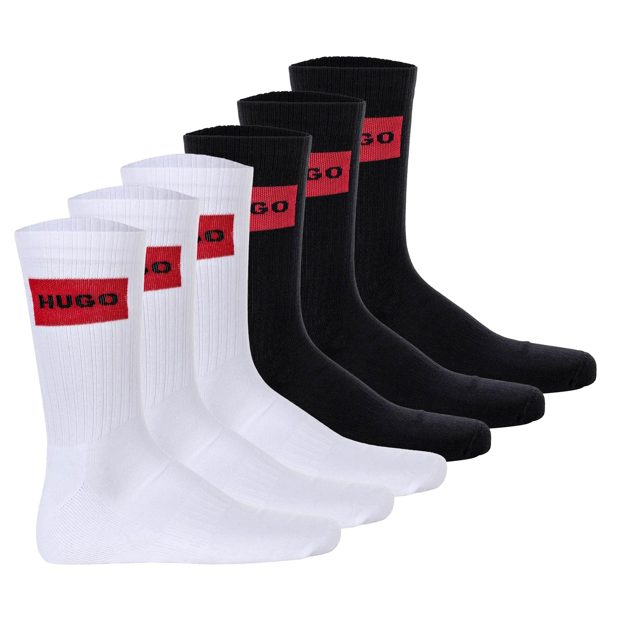HUGO Calcetines deportivos  rojo / negro