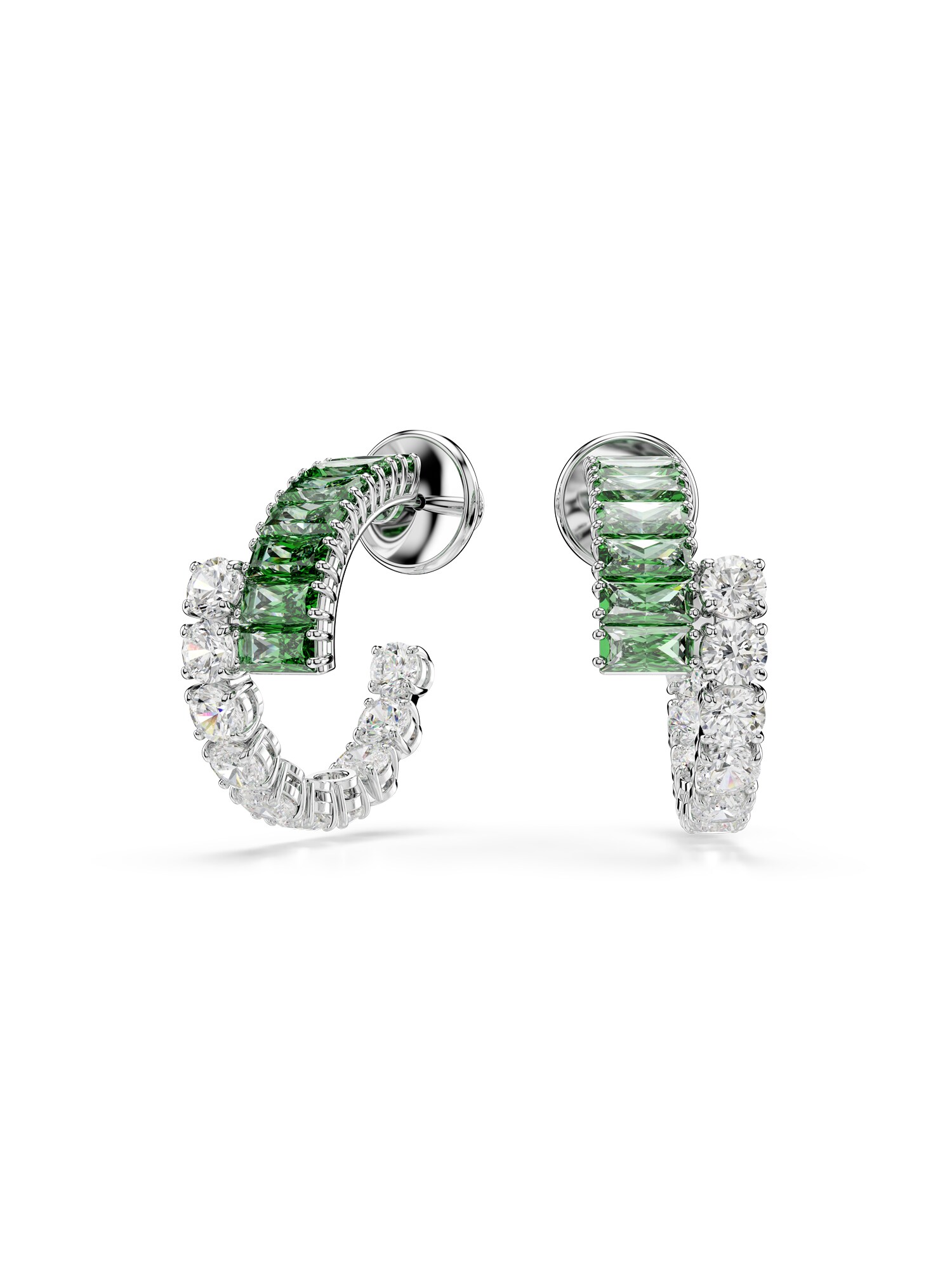 Swarovski Fülbevalók  zöld / átlátszó akciós termékkép 1