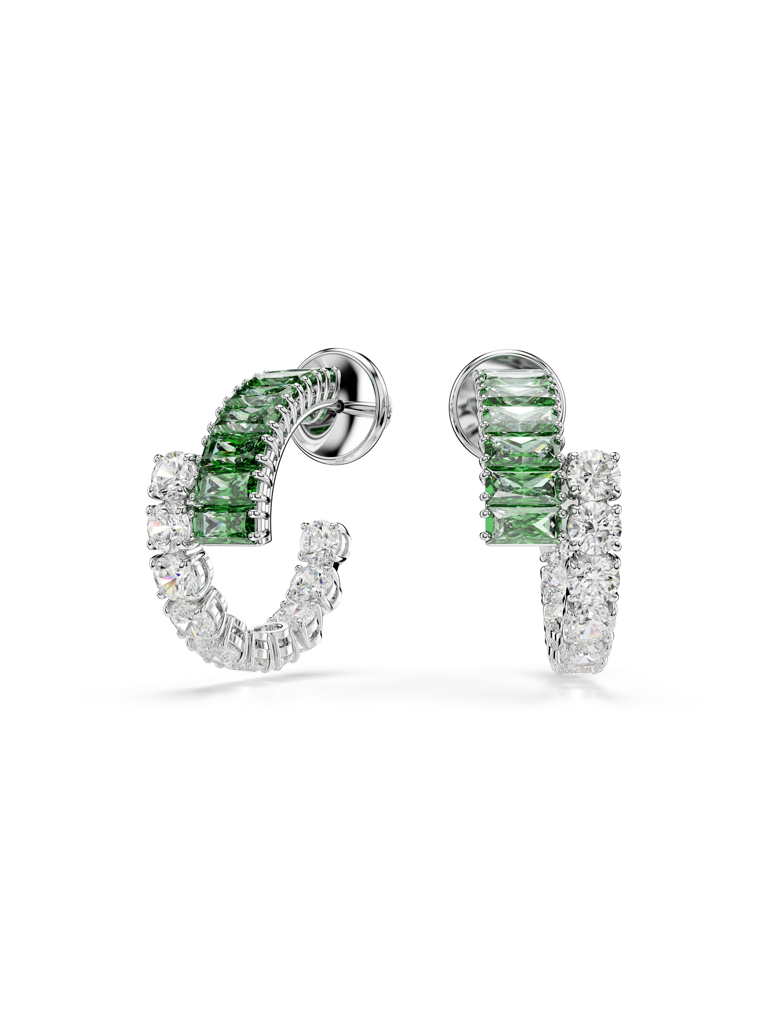 Swarovski Fülbevalók zöld / átlátszó akciós termékkép 1
