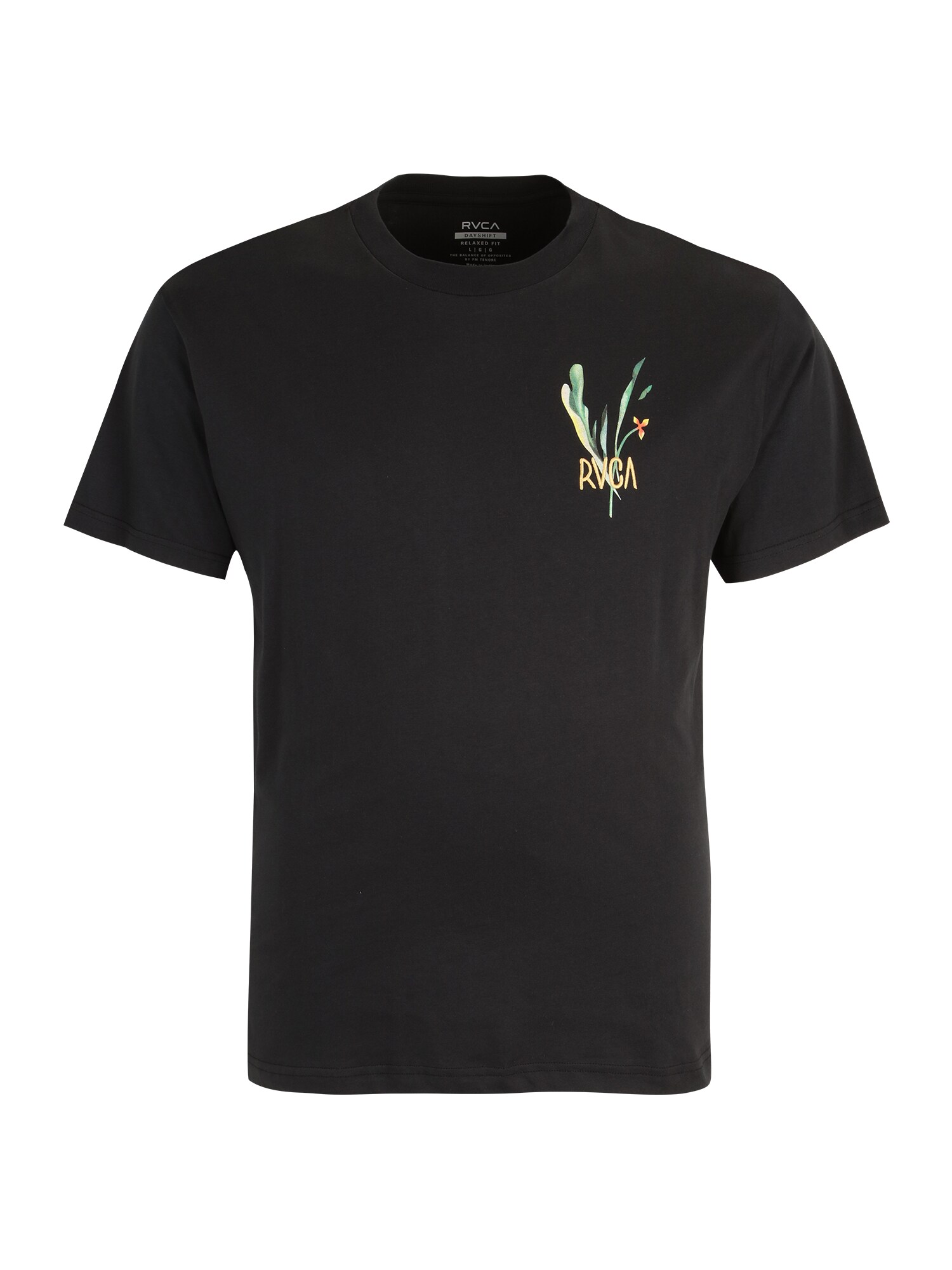 RVCA T-Krekls 'Tigers' jauktu krāsu / melns