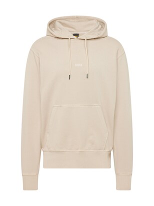 Boss Sweatshirt ‘We_Dye’ Lichtbeige