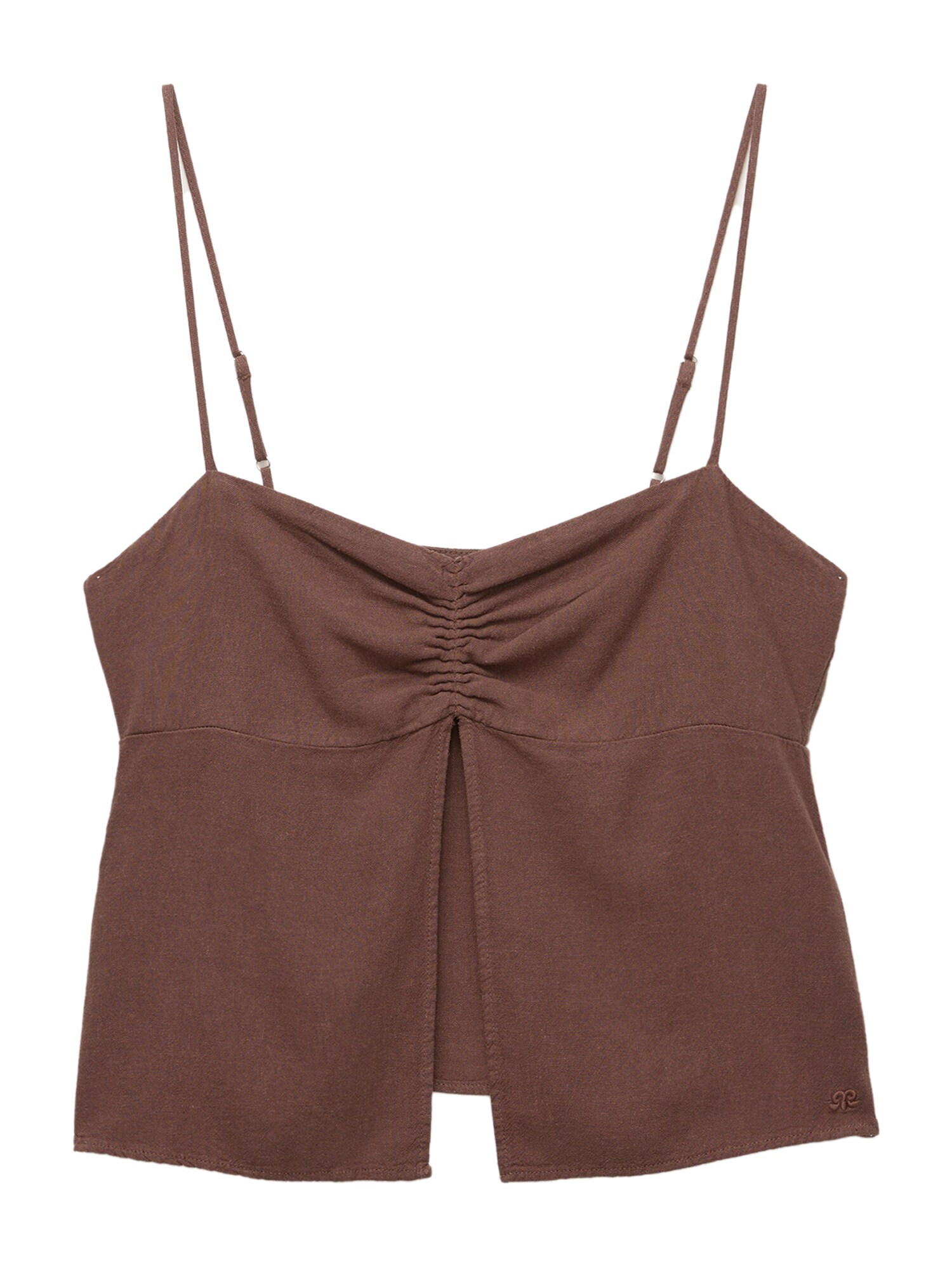 Pull&Bear Top  ciocolatiu