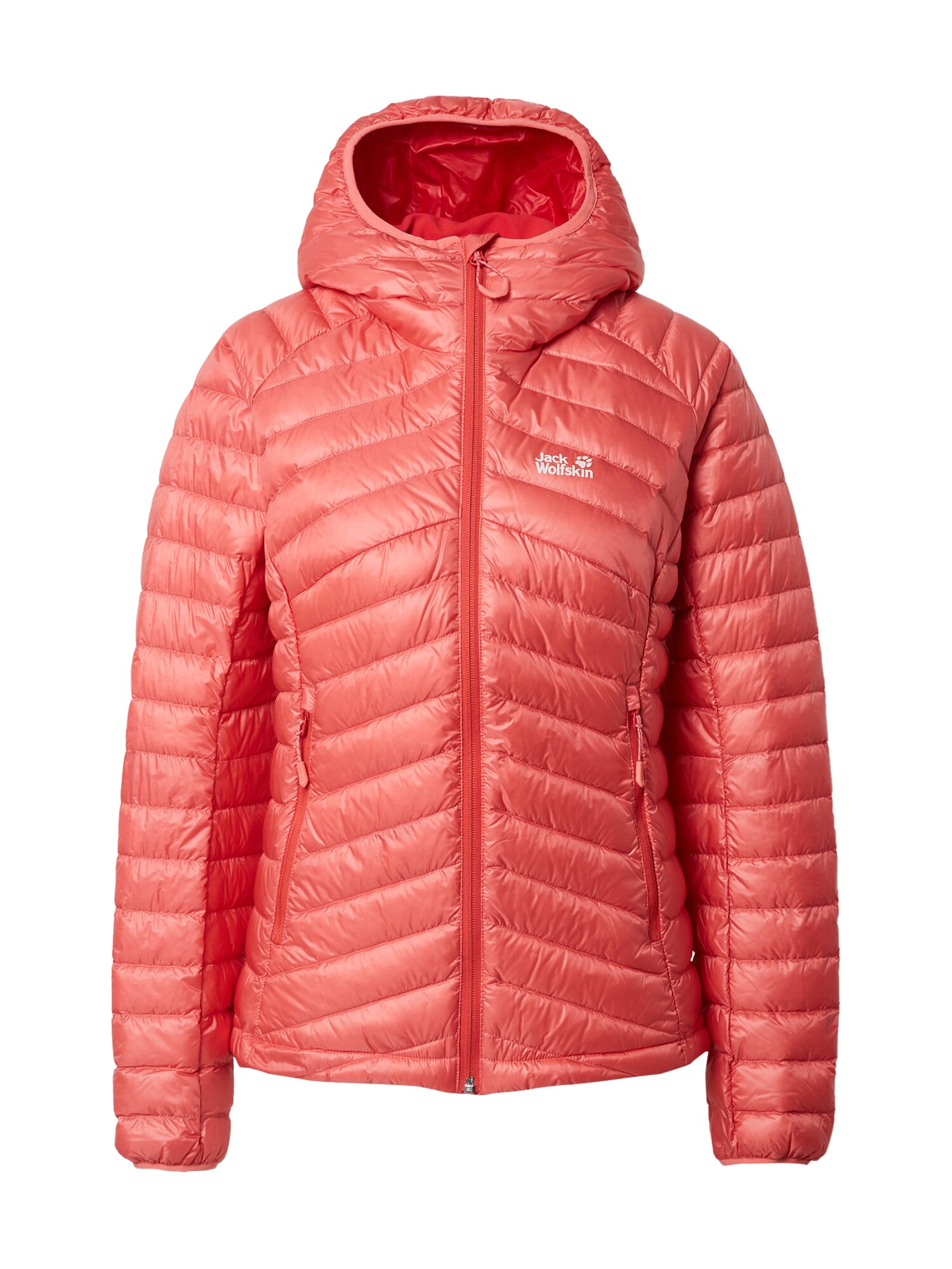 JACK WOLFSKIN Laisvalaikio striukė  balta / ryškiai rožinė spalva
