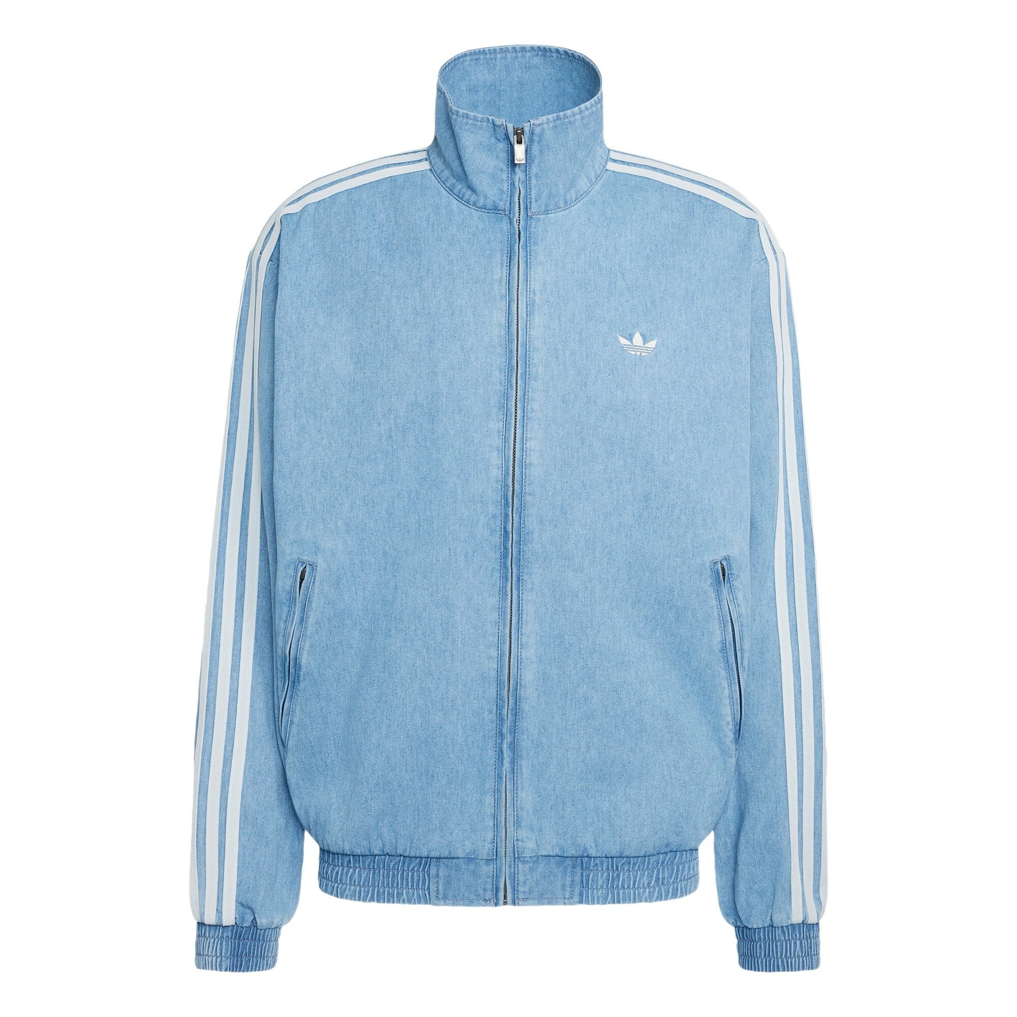 ADIDAS ORIGINALS Geacă de primăvară-toamnă 'Firebird'  albastru deschis / alb