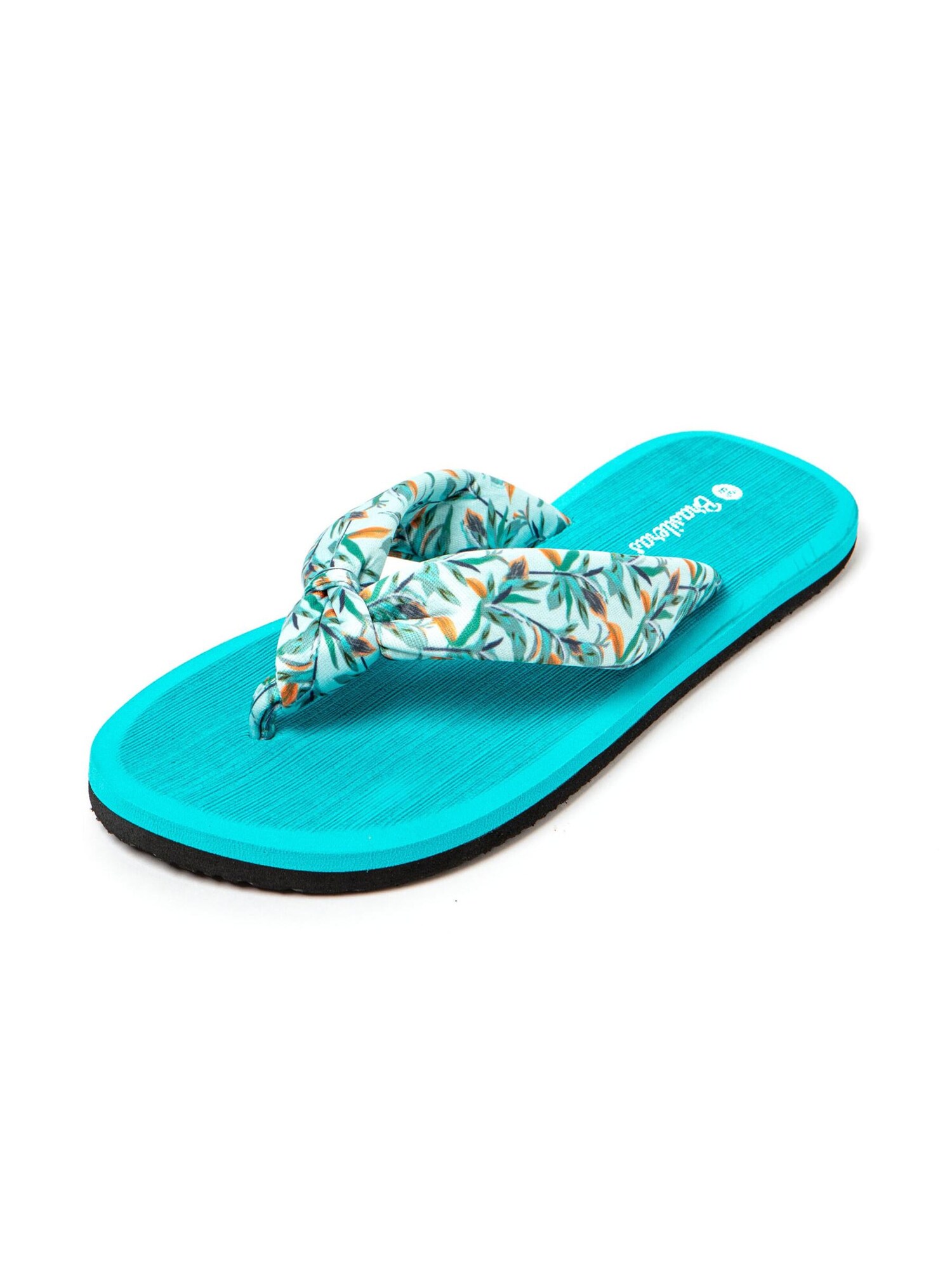 Brasileras Zapatos para playa y agua 'Hibiscus Nudo' turquesa / antracita / menta / naranja
