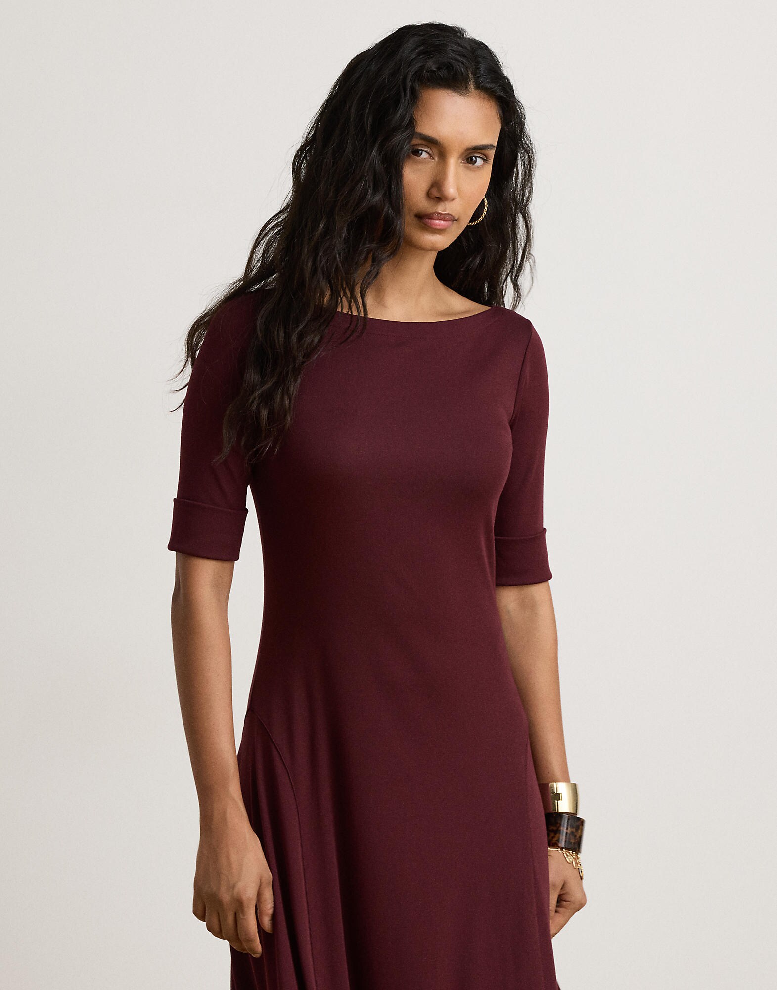 Lauren Ralph Lauren Vestido  borgoña – imagen 8
