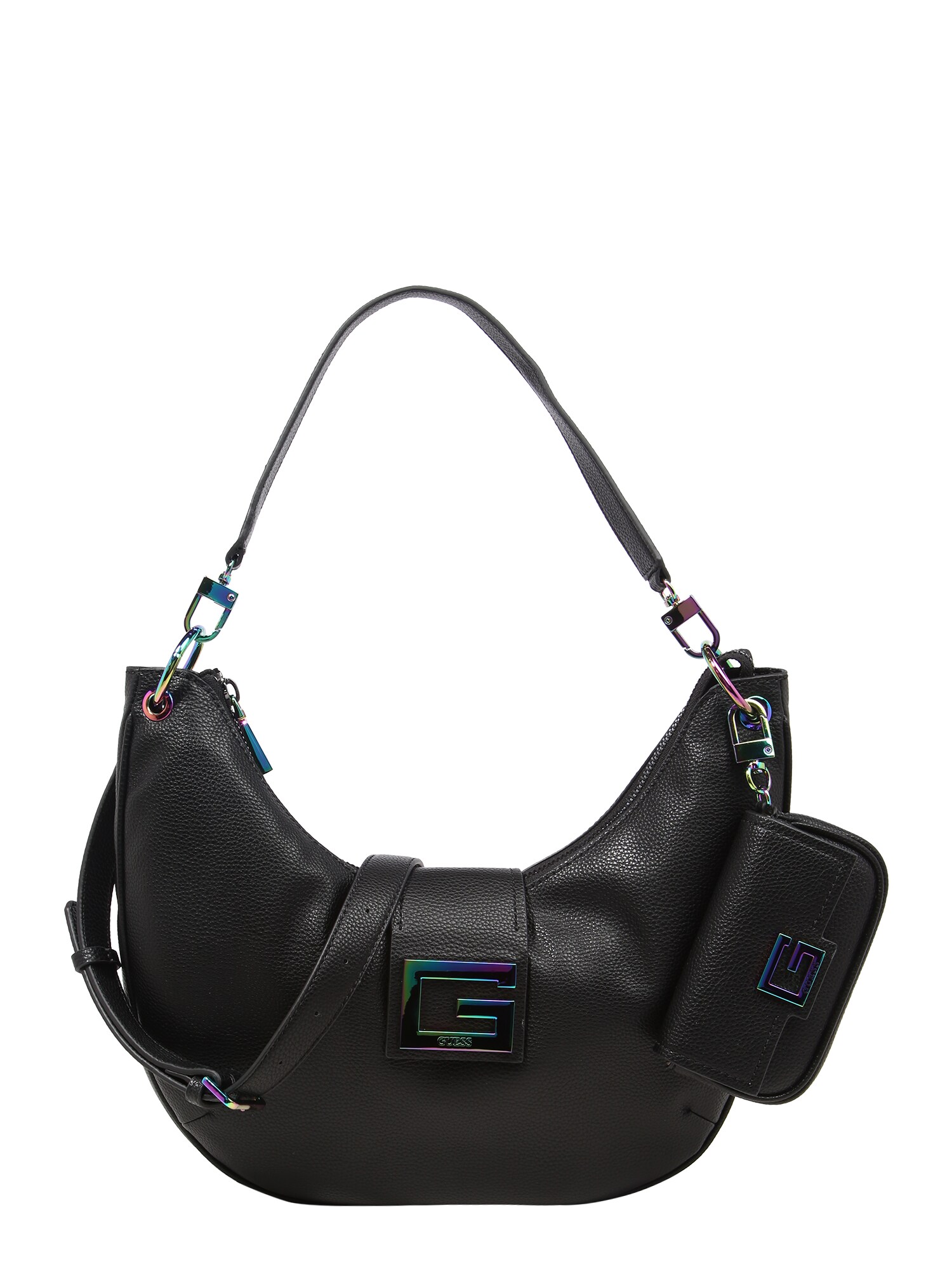 GUESS Rankinė 'Brightside'  juoda