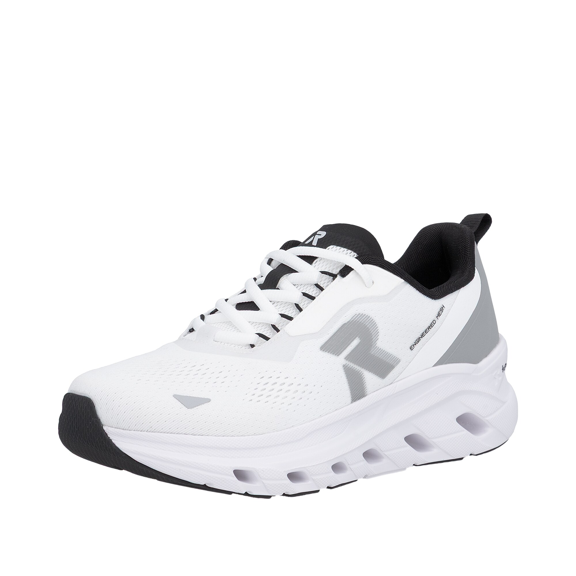 Rieker Sport Zapatillas deportivas bajas 'U3505' gris / negro / blanco