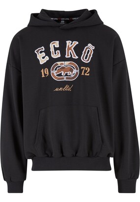 Ecko Unlimited Sweatshirt ‘Ecko’ Bruin / Oranje / Zwart / Wit