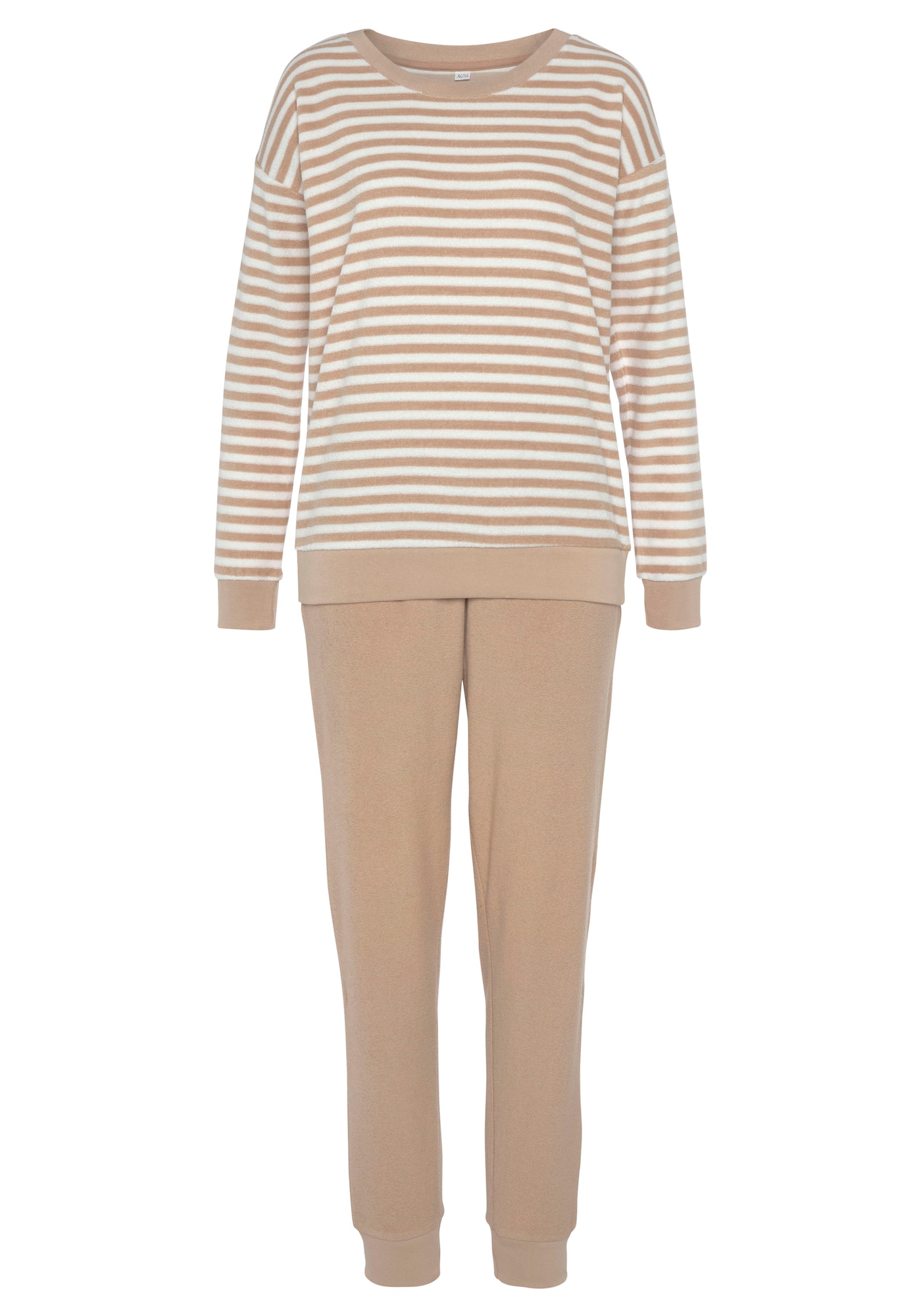 VIVANCE Pijama  culoarea pielii / alb