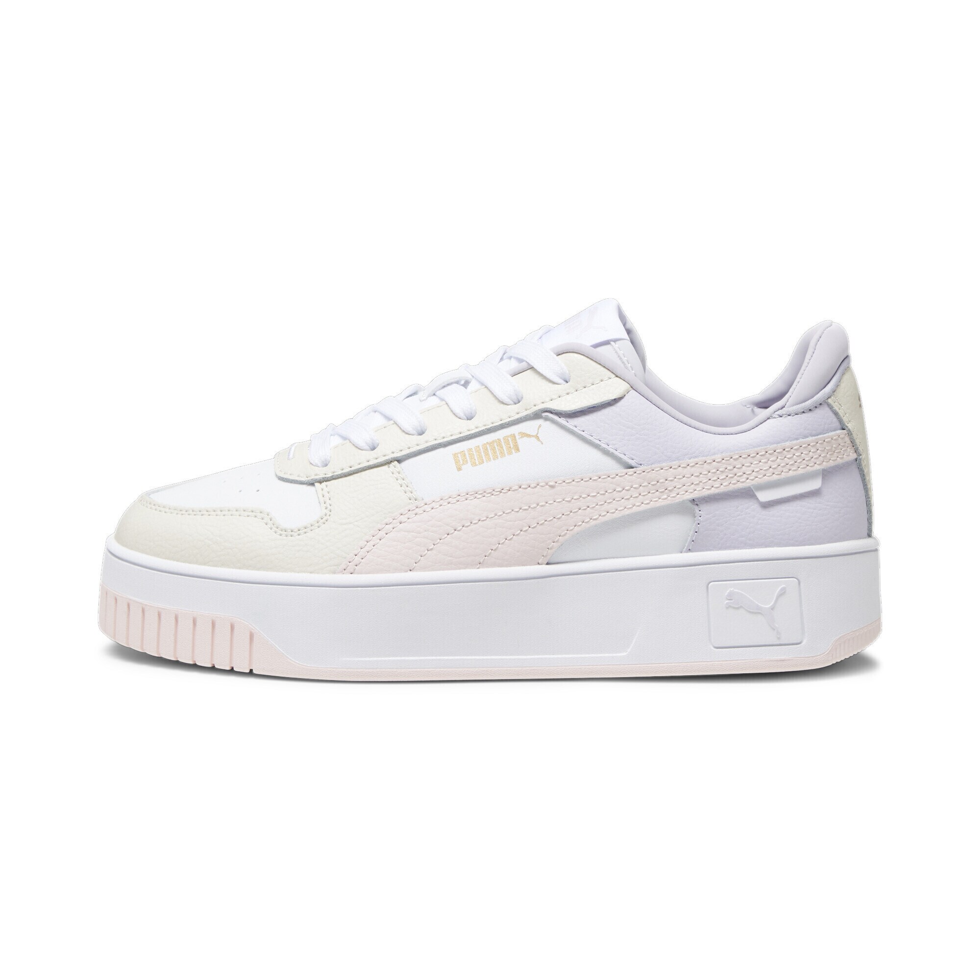 PUMA Sneaker low Carina Street  galben pastel / mov pastel / roz pastel / alb