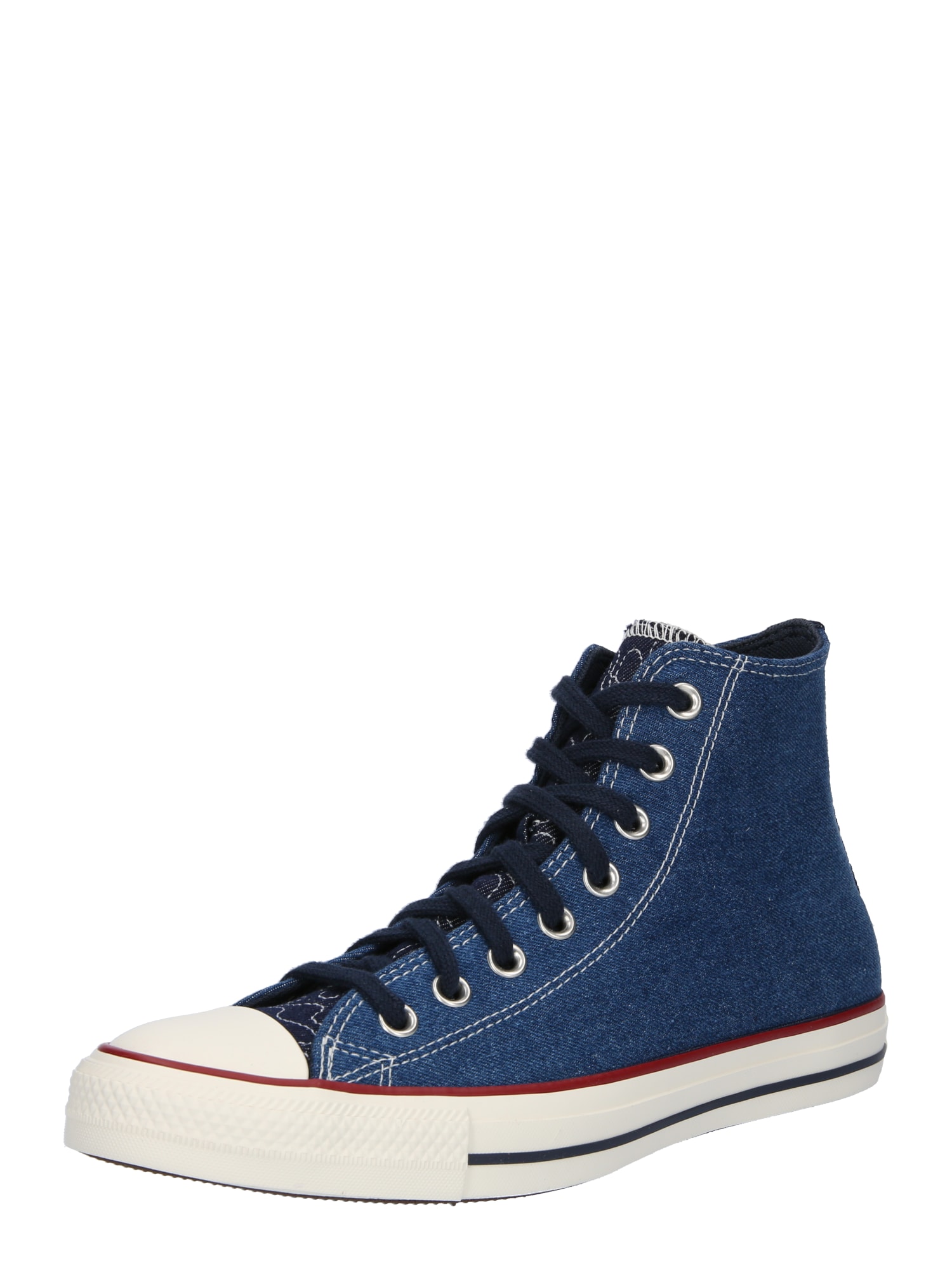 CONVERSE Sneaker înalt 'CHUCK TAYLOR ALL STAR'  albastru denim / roșu / alb