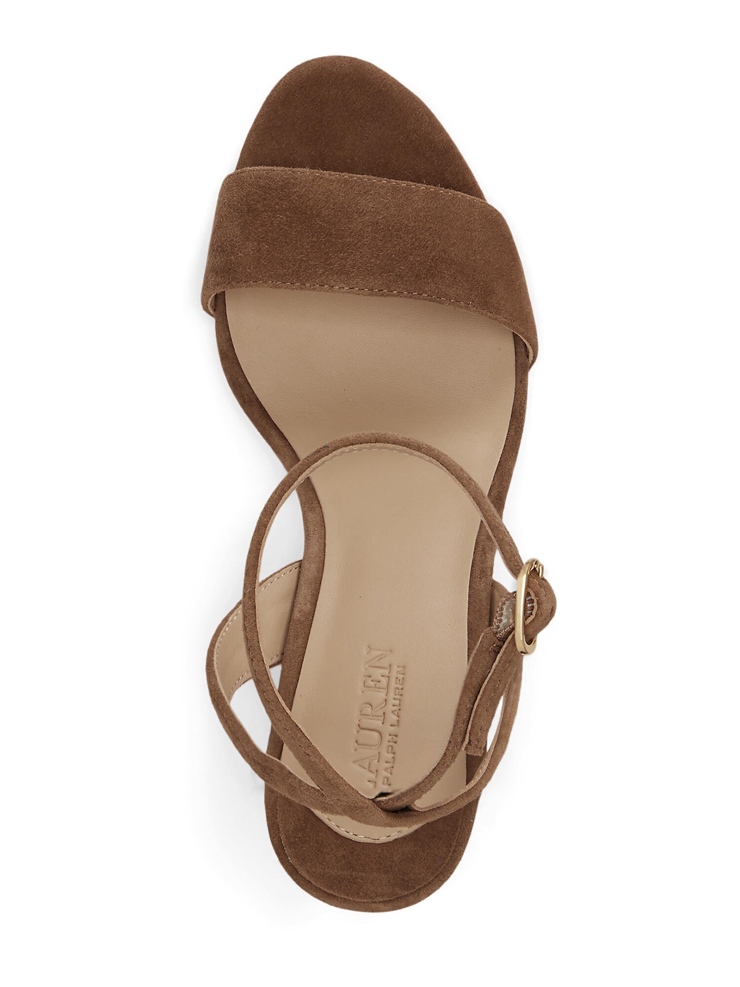 Lauren Ralph Lauren Sandalias con hebilla 'GRACY'  marrón