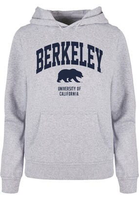 Merchcode Sweatshirt ‘Berkeley University – Bear’ Navy / Grijs