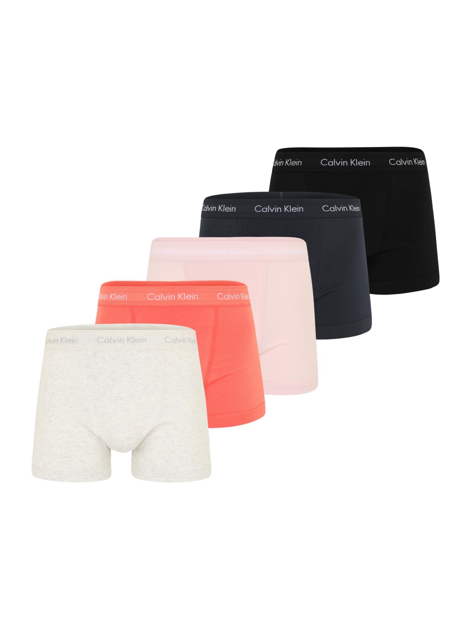 Calvin Klein Underwear Boxeri  gri amestecat / portocaliu / roz / negru