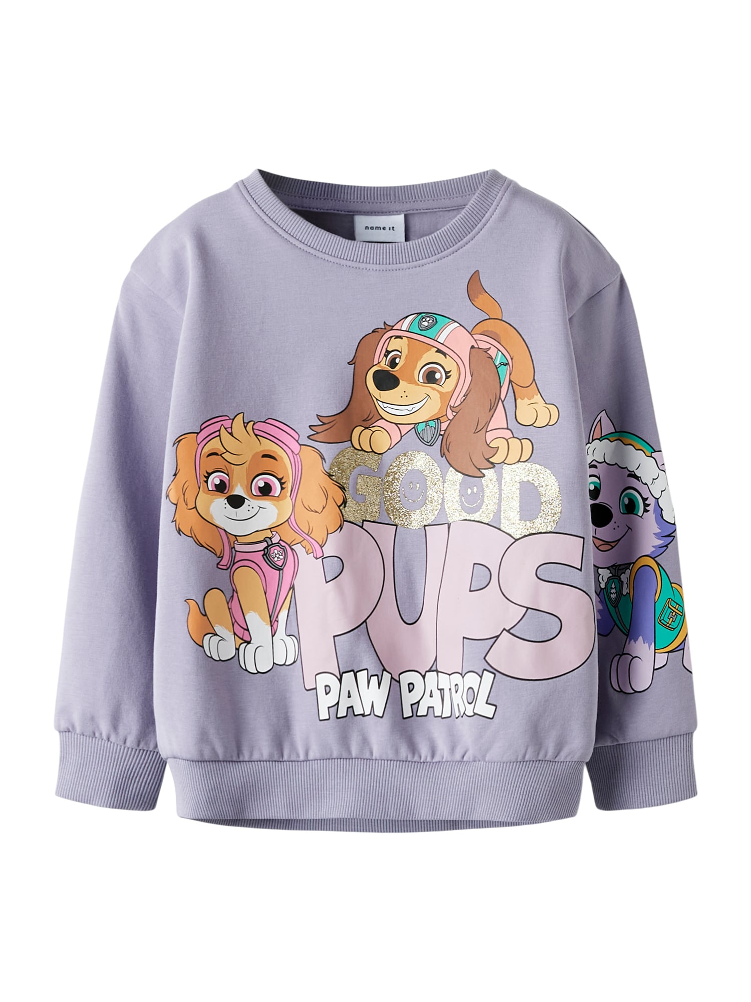 NAME IT Bluză de molton  bej deschis / maro / mov pastel / alb