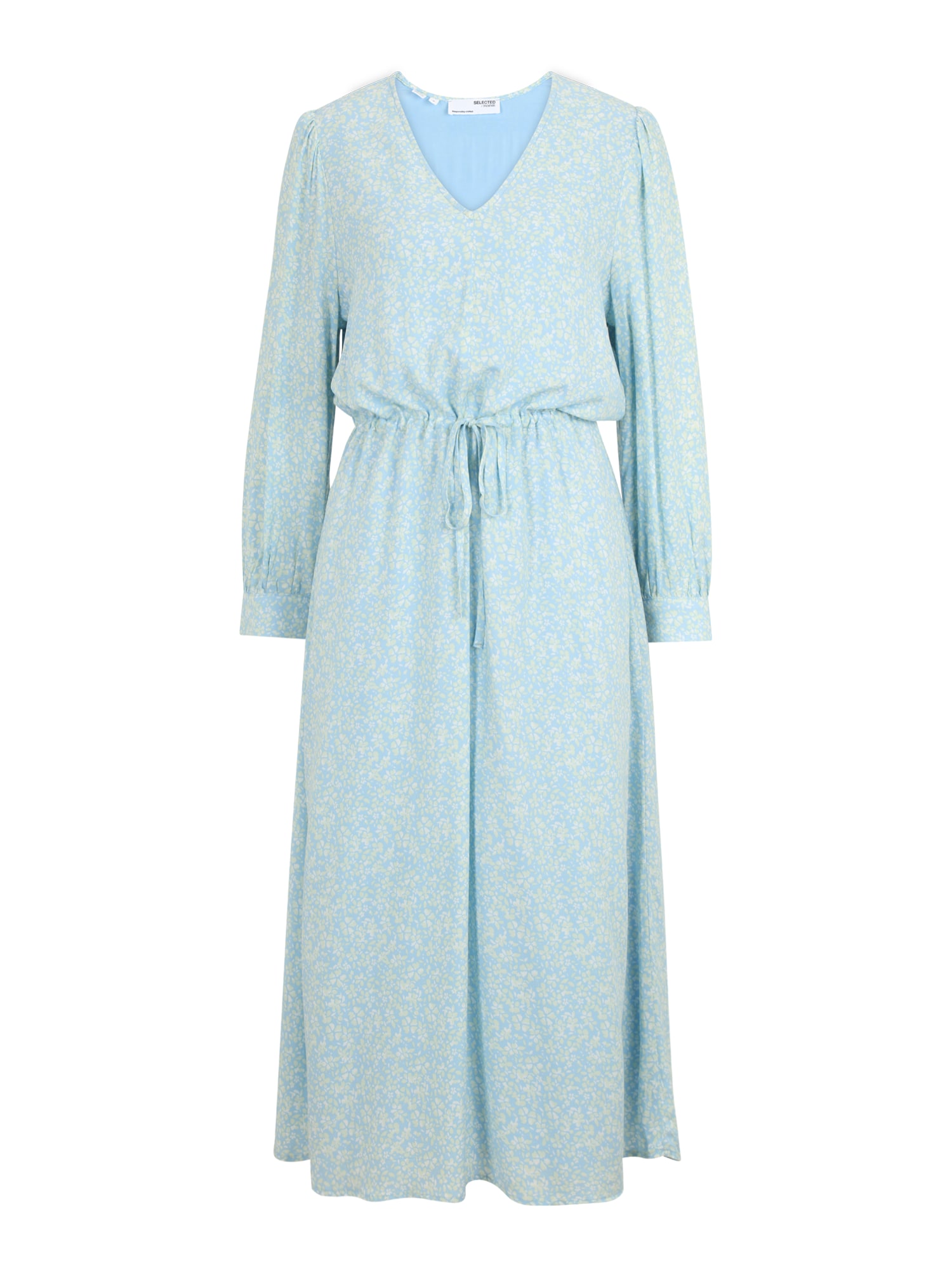 Selected Femme Tall Palaidinės tipo suknelė 'Brenda' šviesiai mėlyna / balta / balkšva