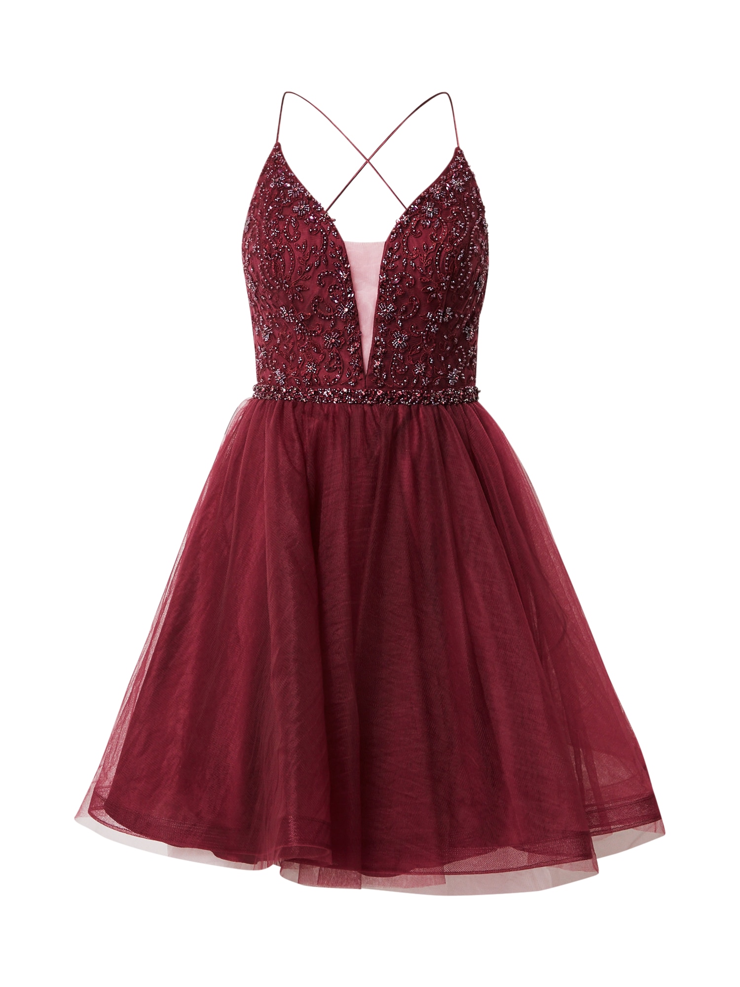 Laona Kokteilinė suknelė rubinų raudona