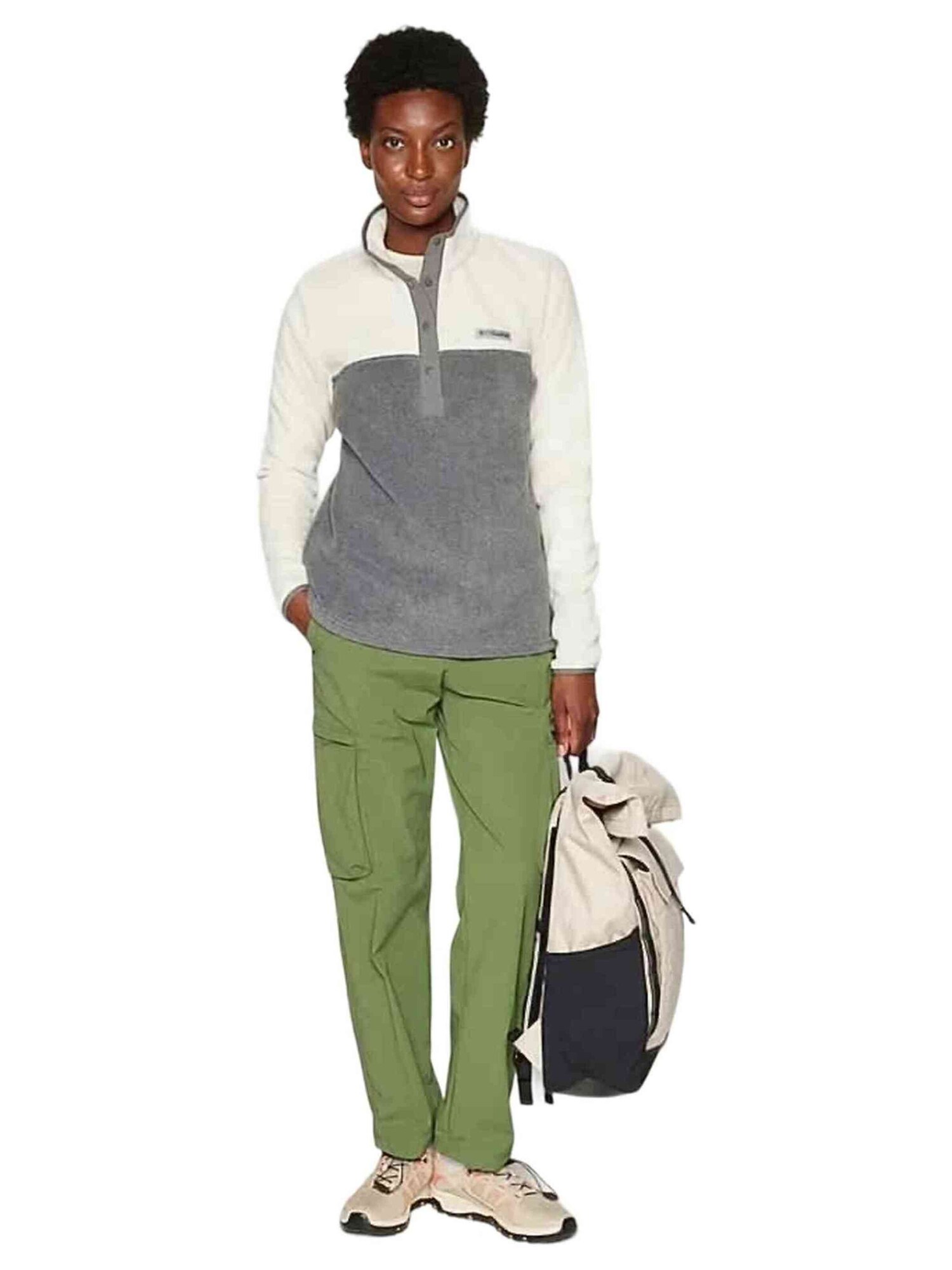 COLUMBIA Jersey deportivo 'Benton Springs' gris oscuro / blanco – imagen 5