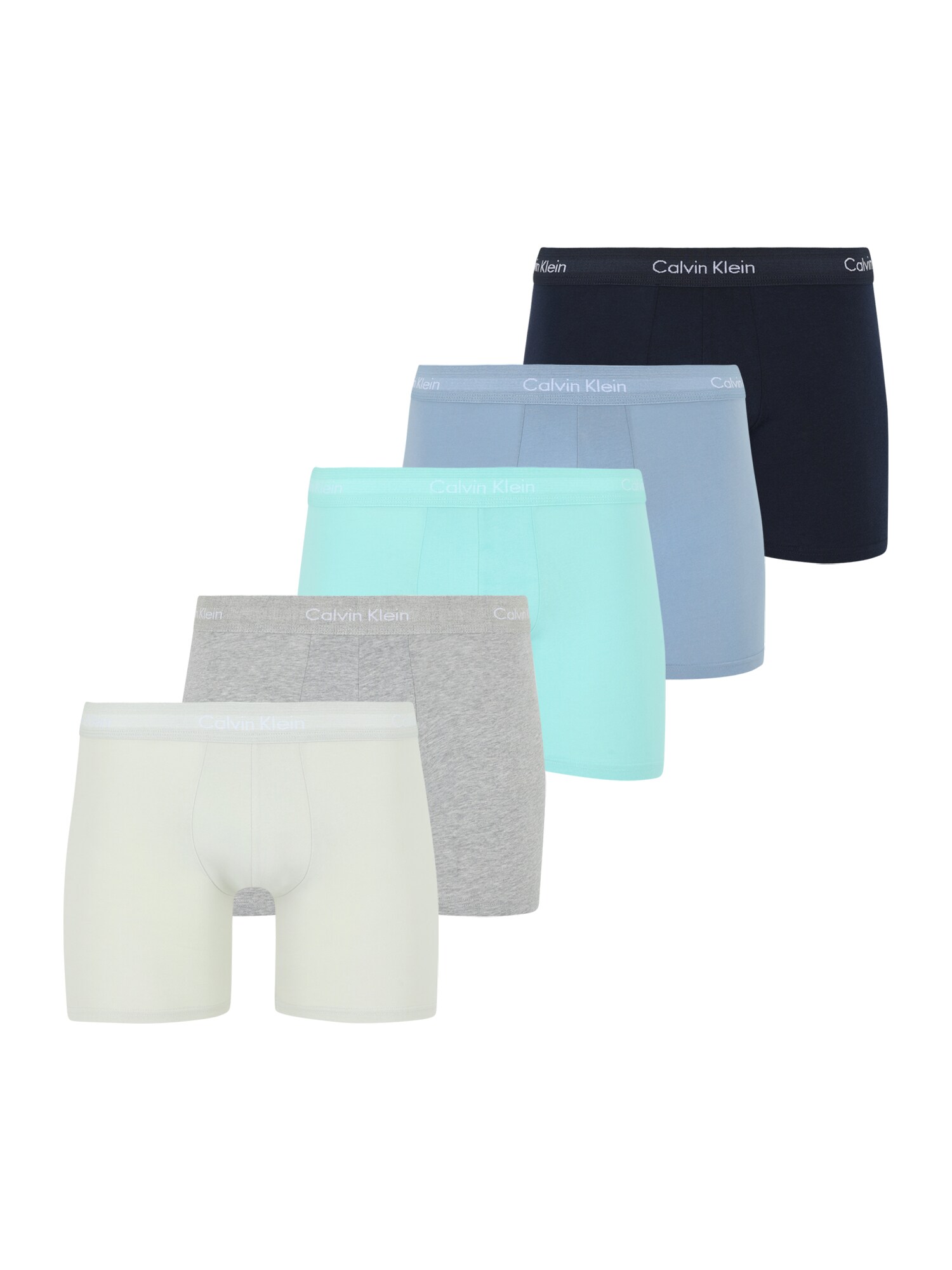 Calvin Klein Underwear Boxeralsók  kék / vízszín / sötétkék / szürke melír / piszkosfehér akciós termékkép 1