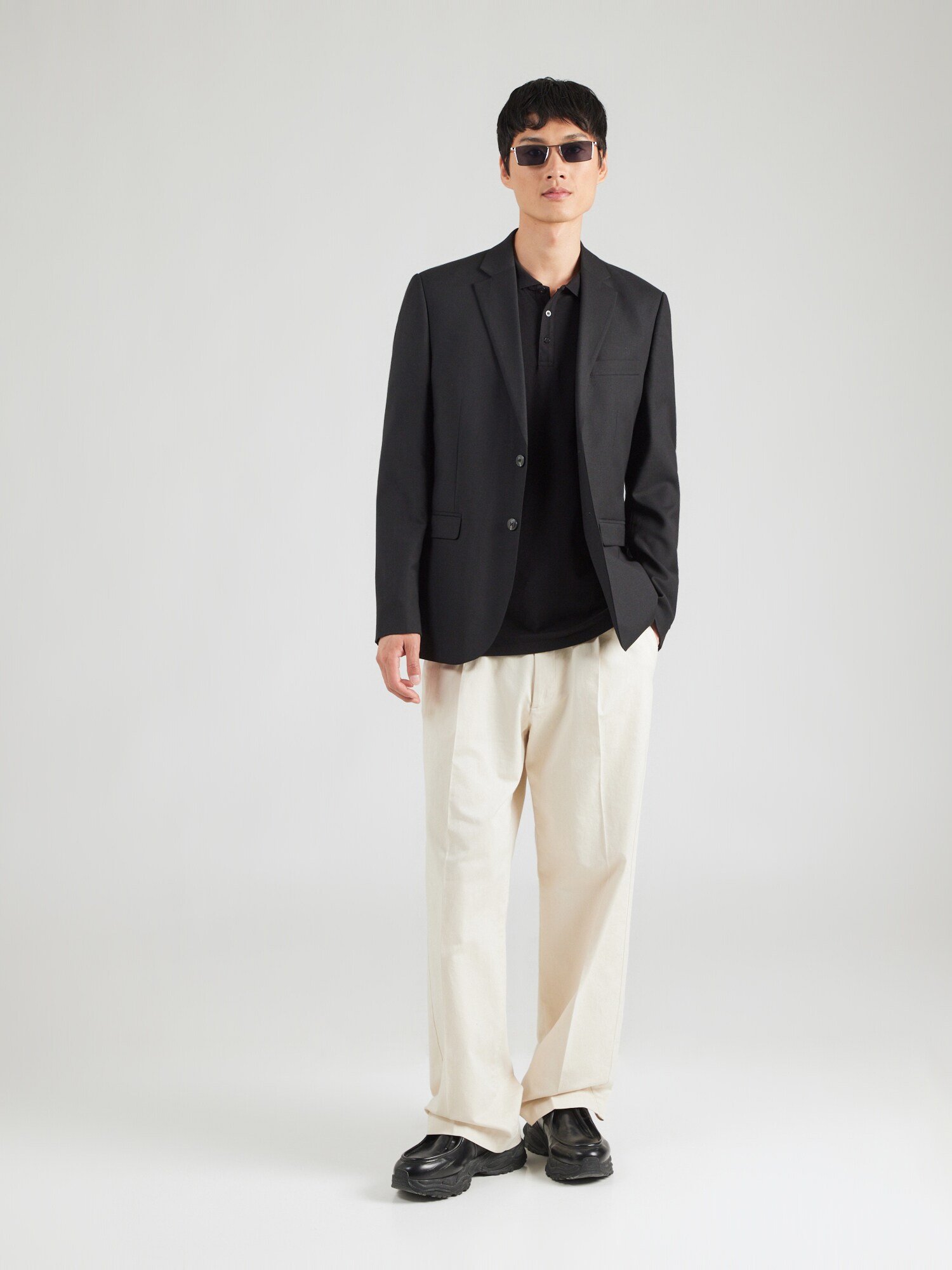 Karl Lagerfeld Camiseta  antracita / negro / blanco – imagen 4