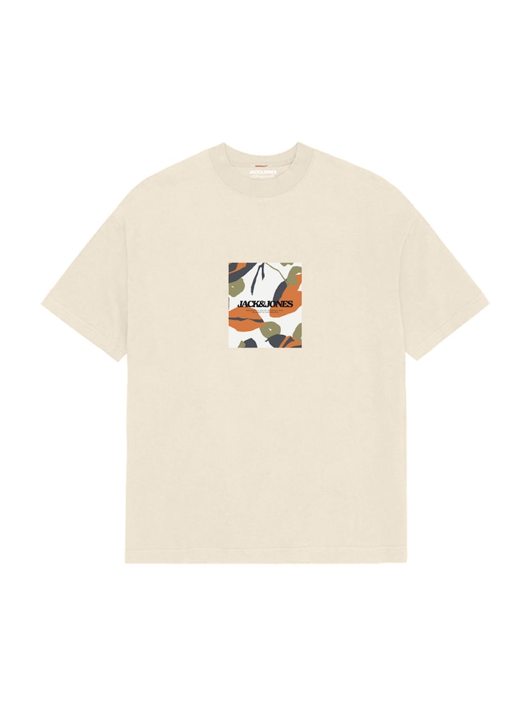 Jack & Jones Junior T-Shirt Jungen Größe 164 cognac / schilf / wollweiß