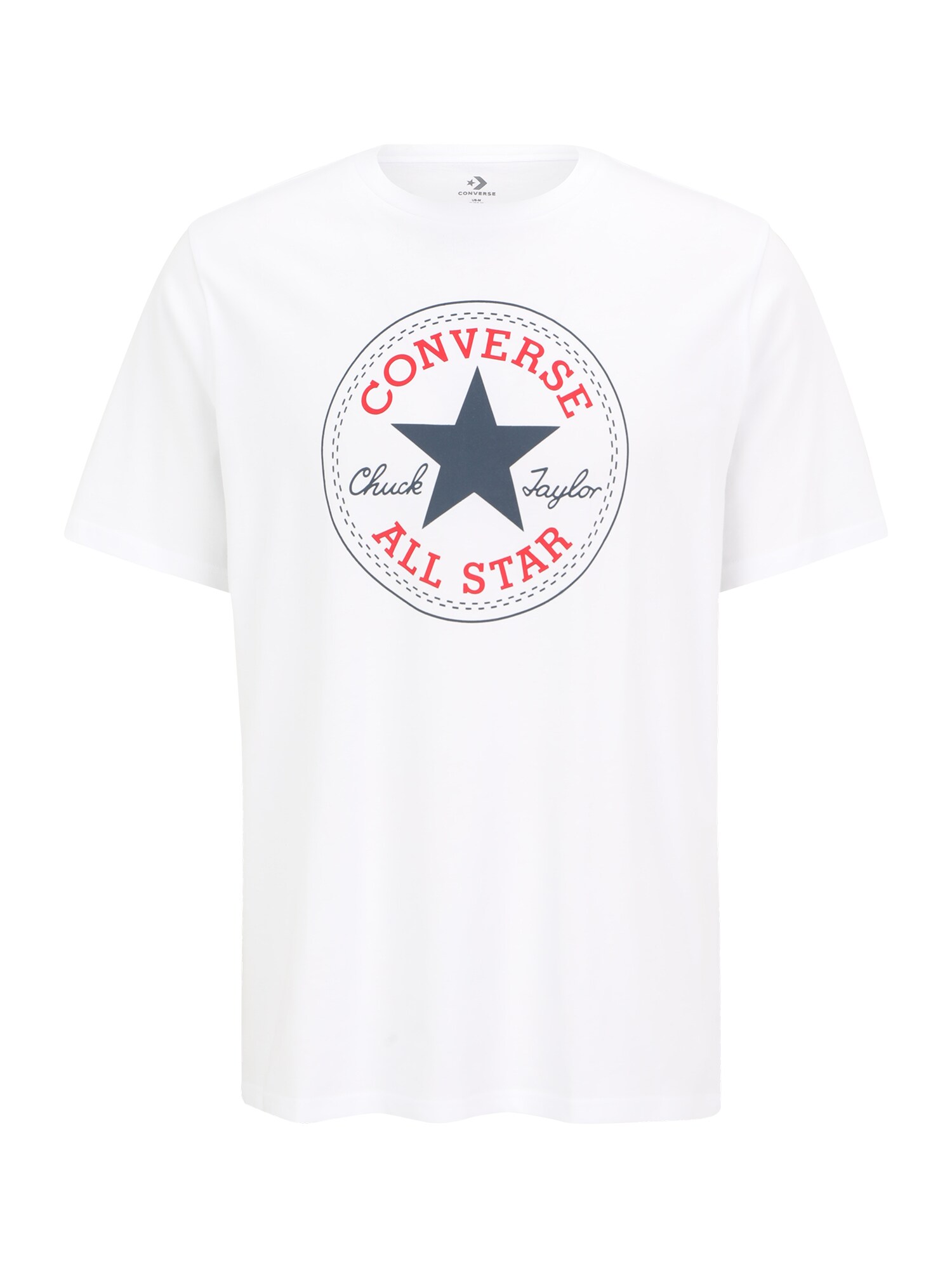 CONVERSE Tricou Arch  albastru marin / roșu / alb