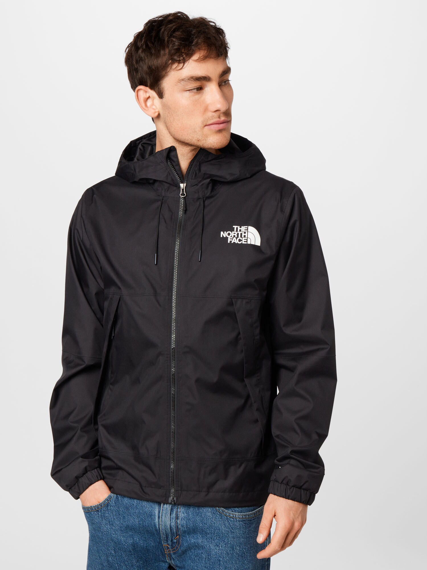 THE NORTH FACE Kültéri kabátok 'Mountain'  fekete / fehér termék 2. képe