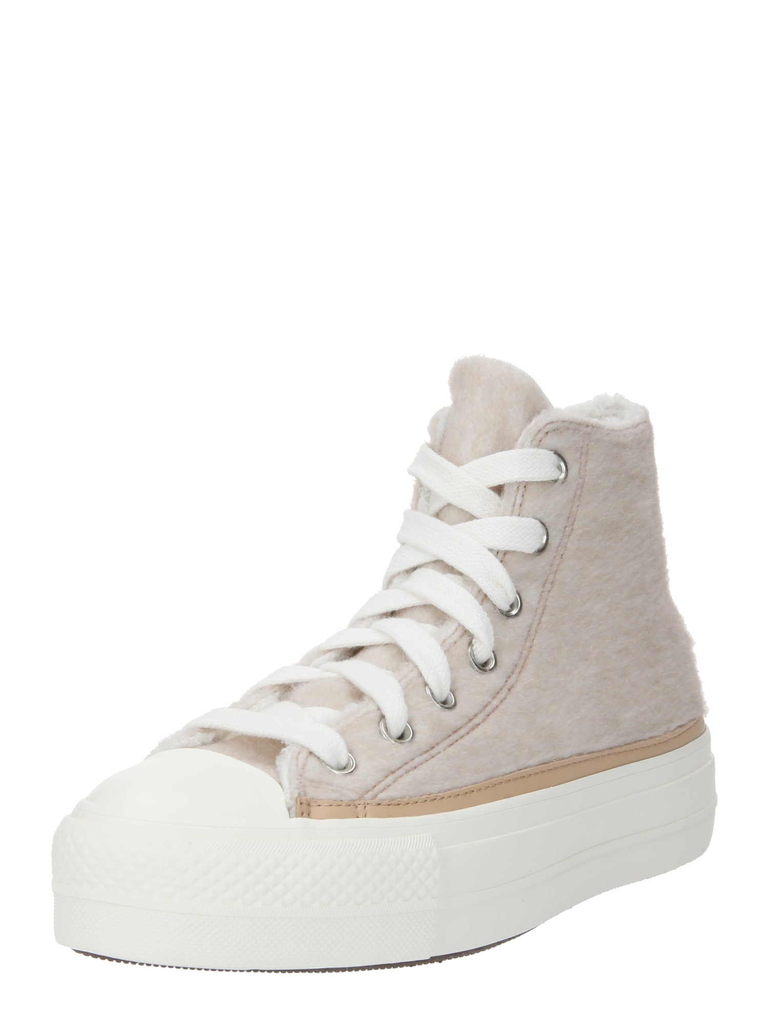 Converse Chuck Taylor All Star Lift Hoge sneakers Dames Beige