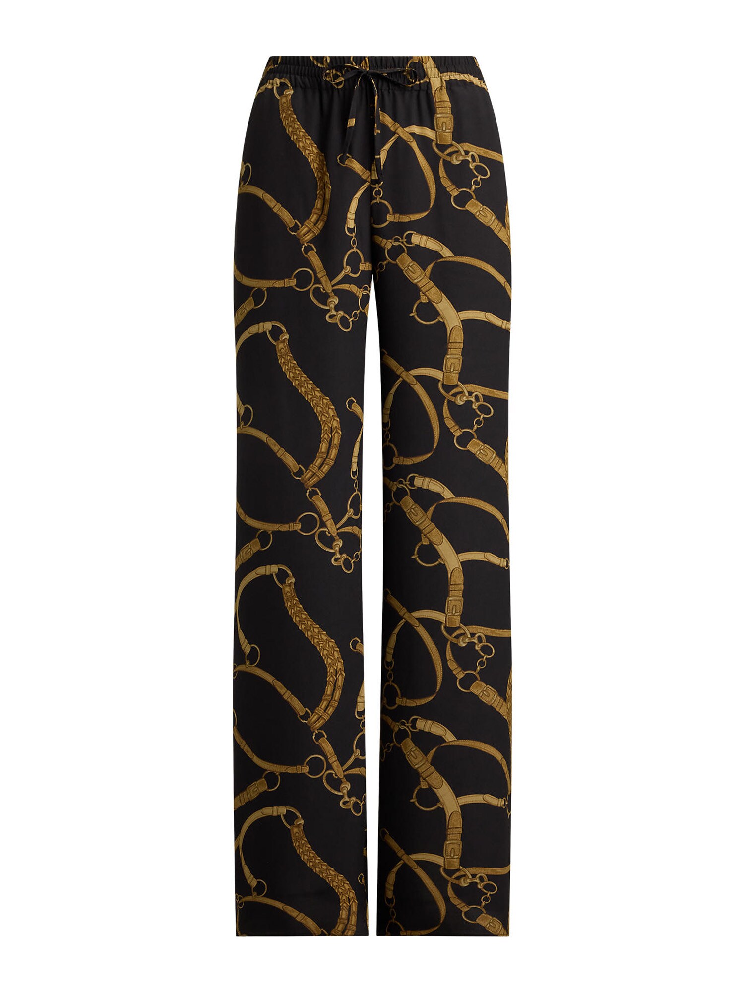 Lauren Ralph Lauren Nohavice  zlatá / čierna