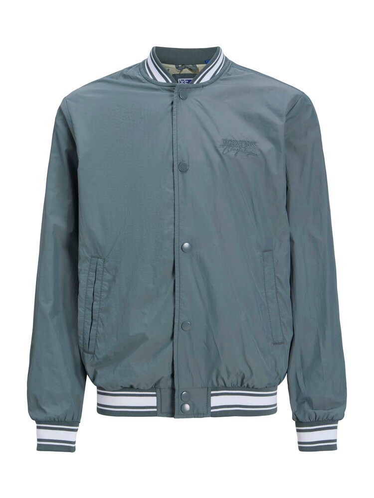 Jack & Jones Junior Jacke 'JORAlmeria' Jungen Größe 110 taubenblau / weiß