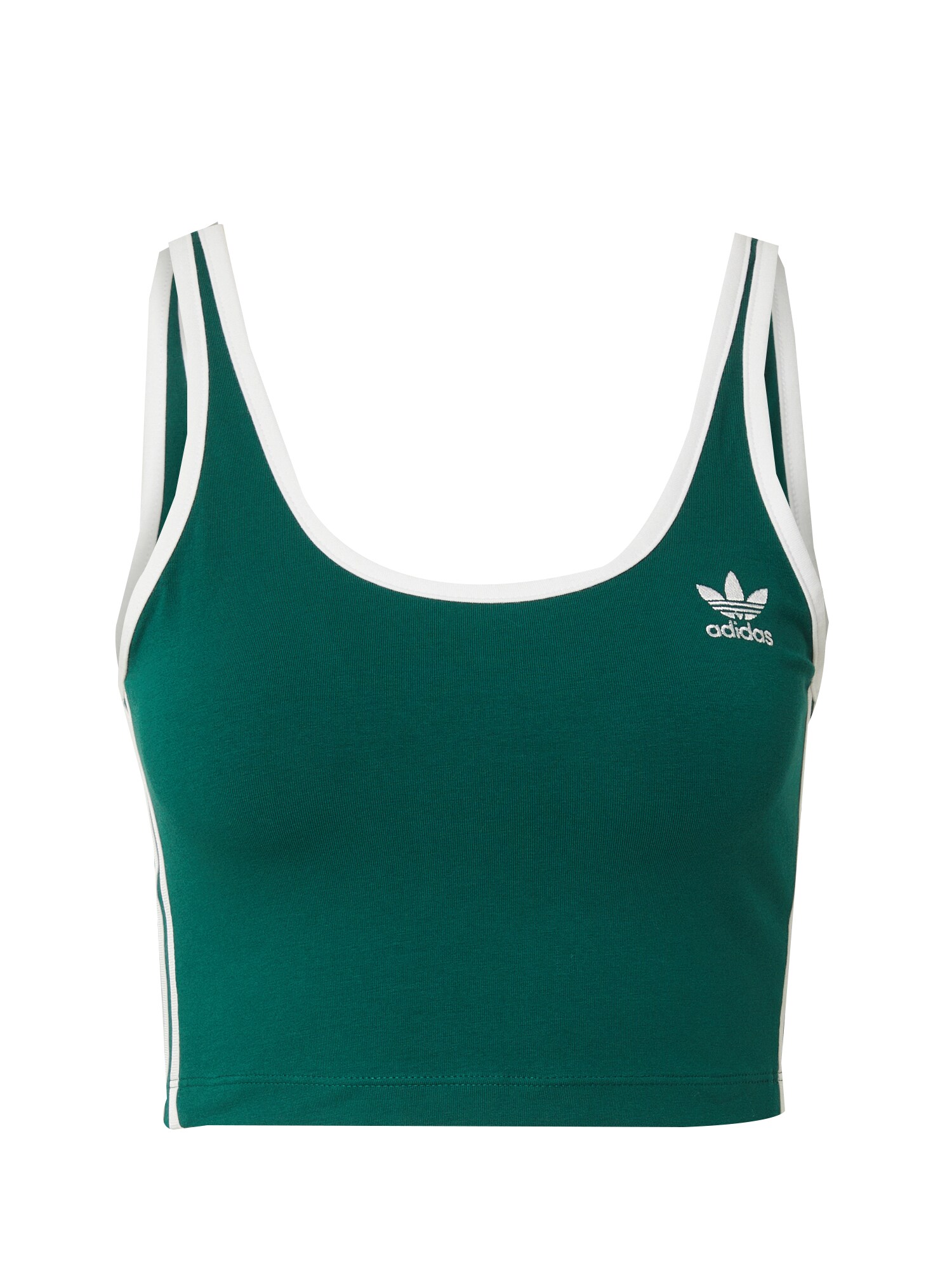 ADIDAS ORIGINALS Top 'Adicolor'  smaragd / fehér akciós termékkép 1