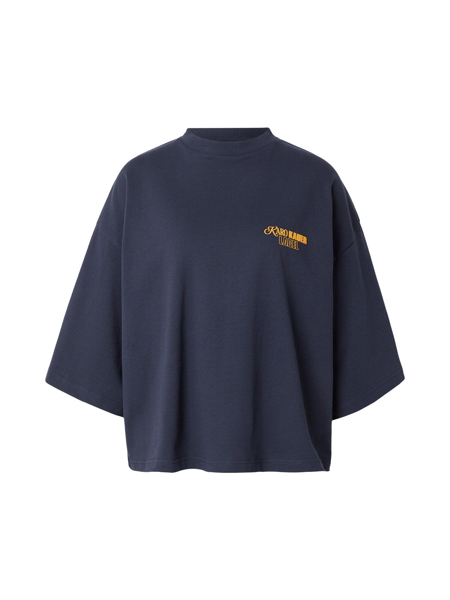 Karo Kauer Tricou 'No Hustle'  bleumarin / galben miere