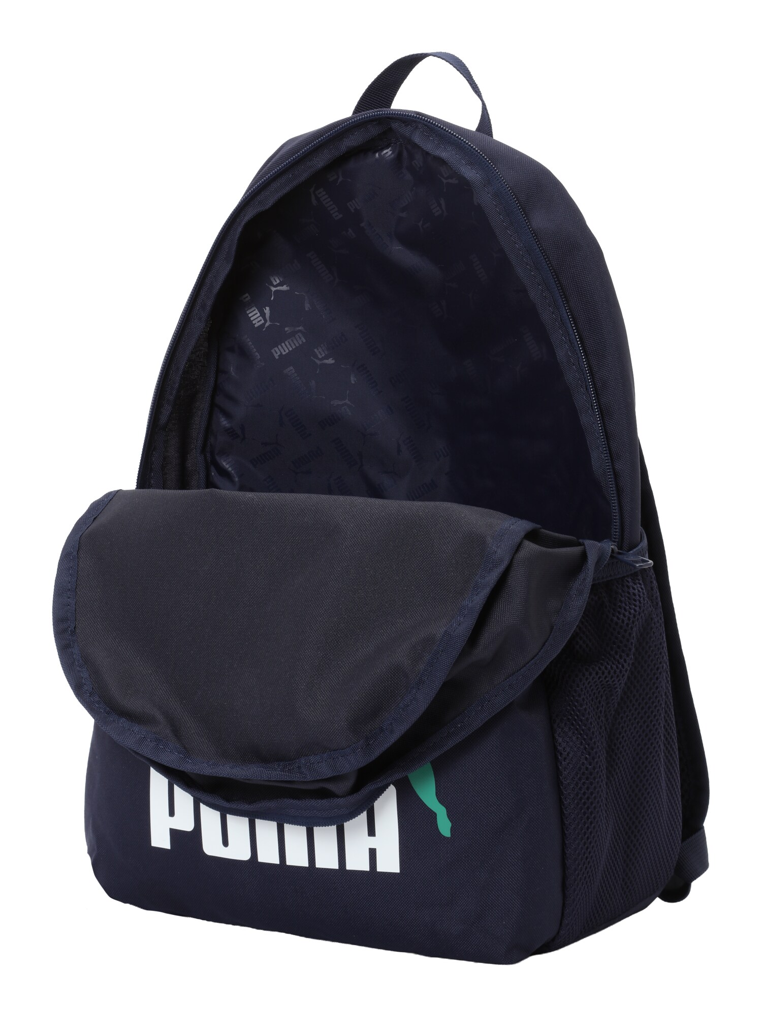 PUMA Batoh 'PHASE'  námornícka modrá / zelená / biela (obrázok 5)