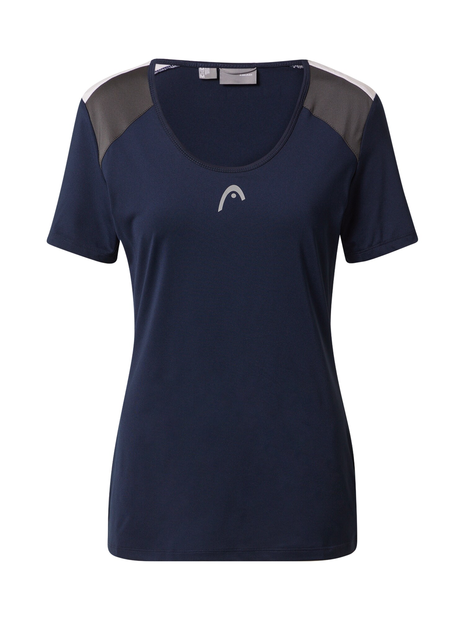 HEAD Sporta krekls 'CLUB 22' tumši zils / pelēks / dubļu krāsas / balts