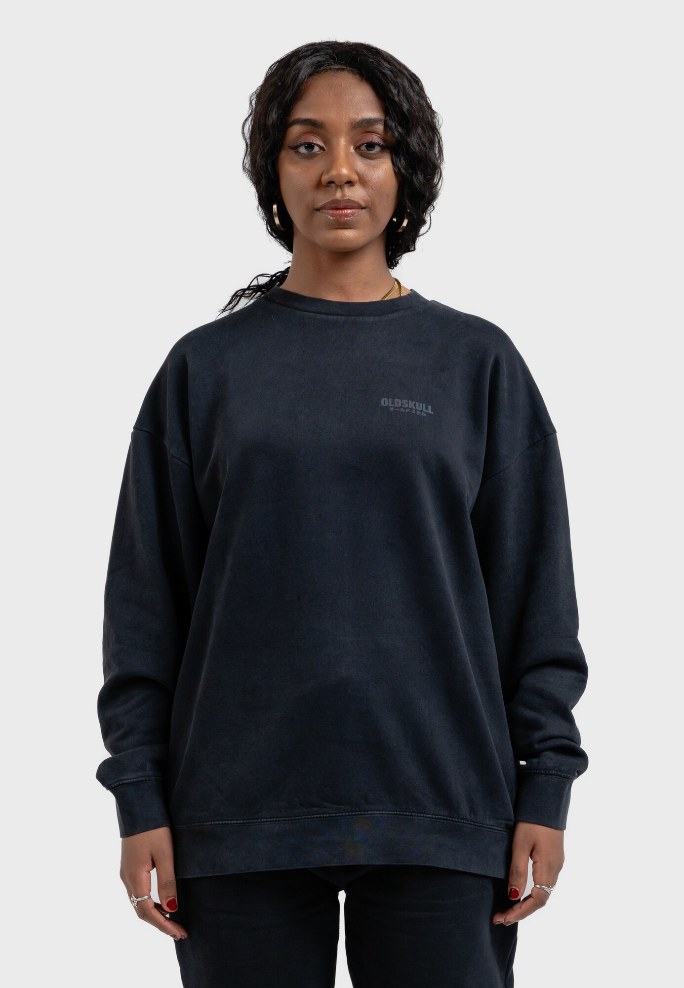 Thumbnail - Sweatshirt 'Peach Dyed Basic'