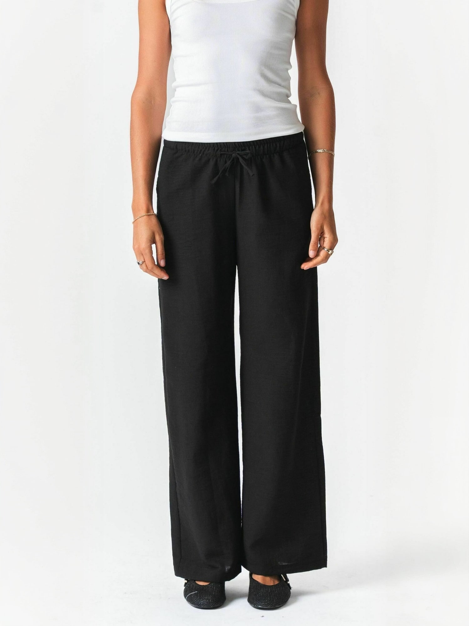 TEESHOPPEN Pantaloni  Lilly  negru