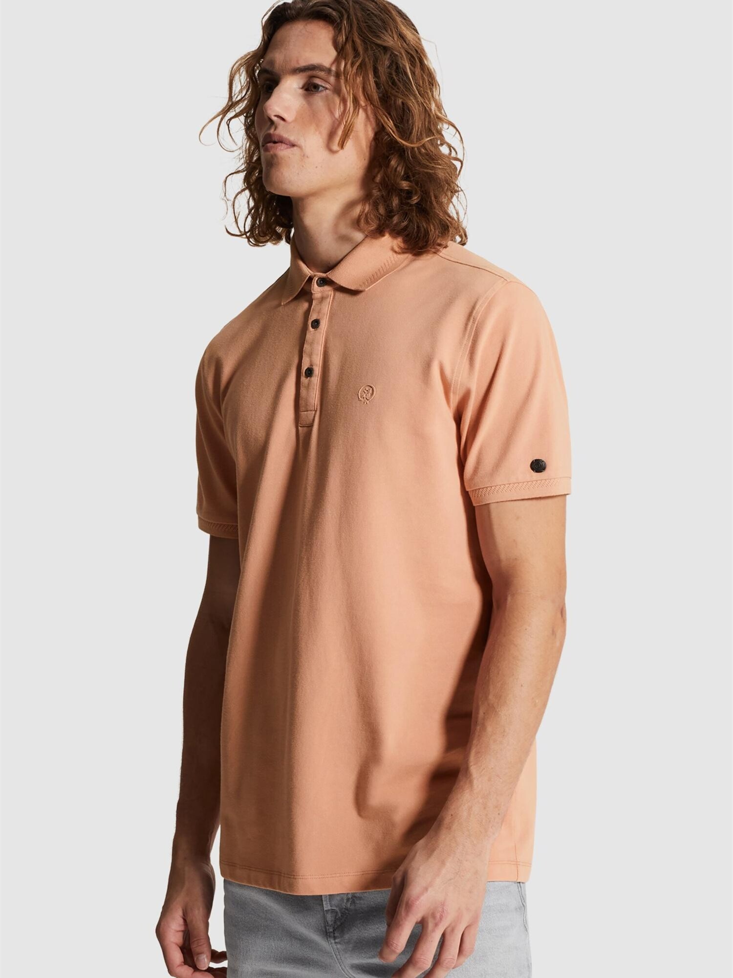 T-shirt 'Polo shirt in piqué with stretch'