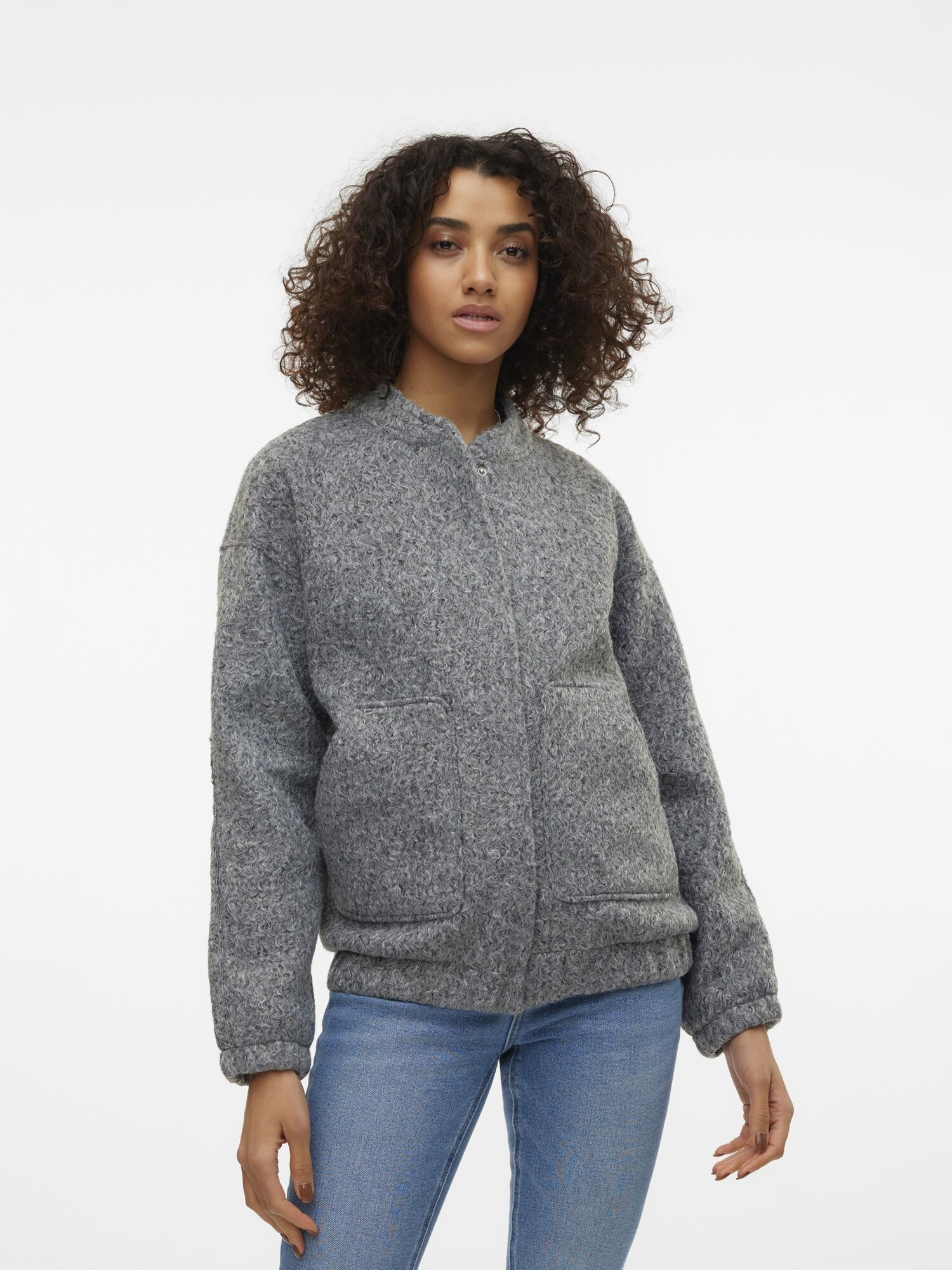 VERO MODA Átmeneti dzseki 'Amber'  szürke termék 2. képe