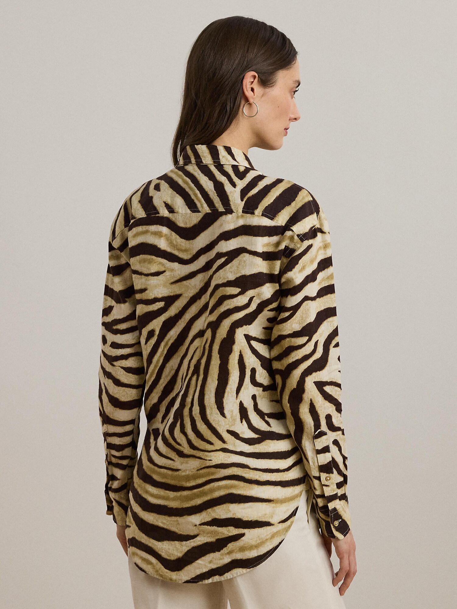 Lauren Ralph Lauren Blúzka krémová / čierna (obrázok 3)