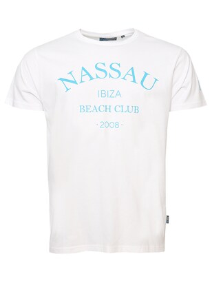 NASSAU Beach Club Shirt Blauw / Offwhite